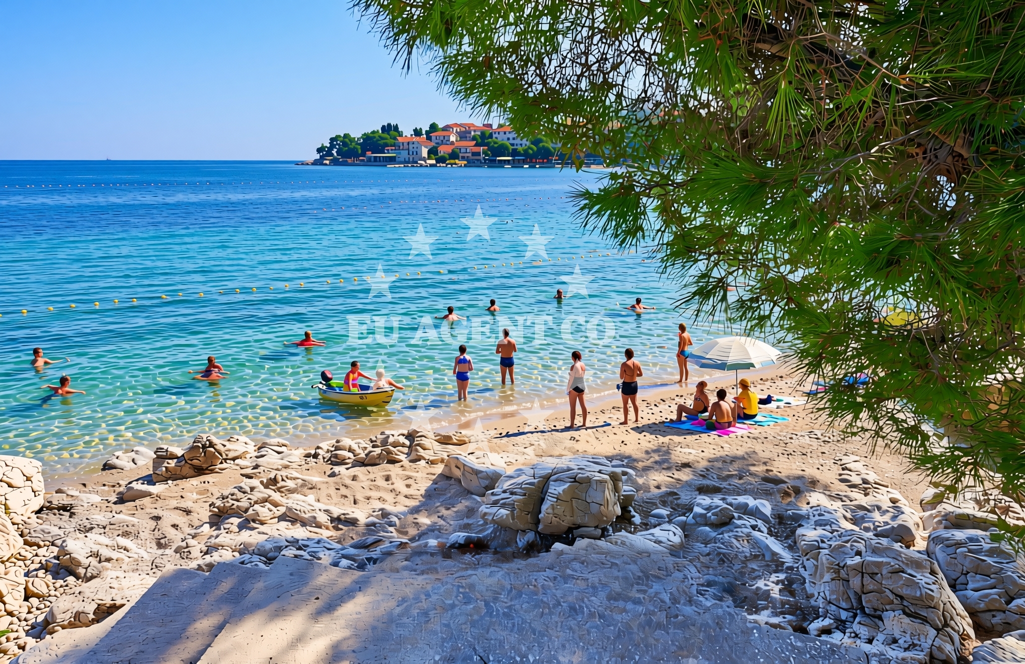Additional view of Gira beach in 65 Martinšćica Island Cres, Martinšćica