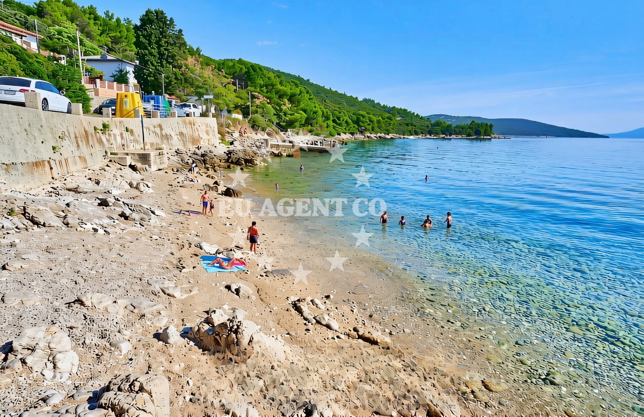 Additional view of Gira beach in 65 Martinšćica Island Cres, Martinšćica