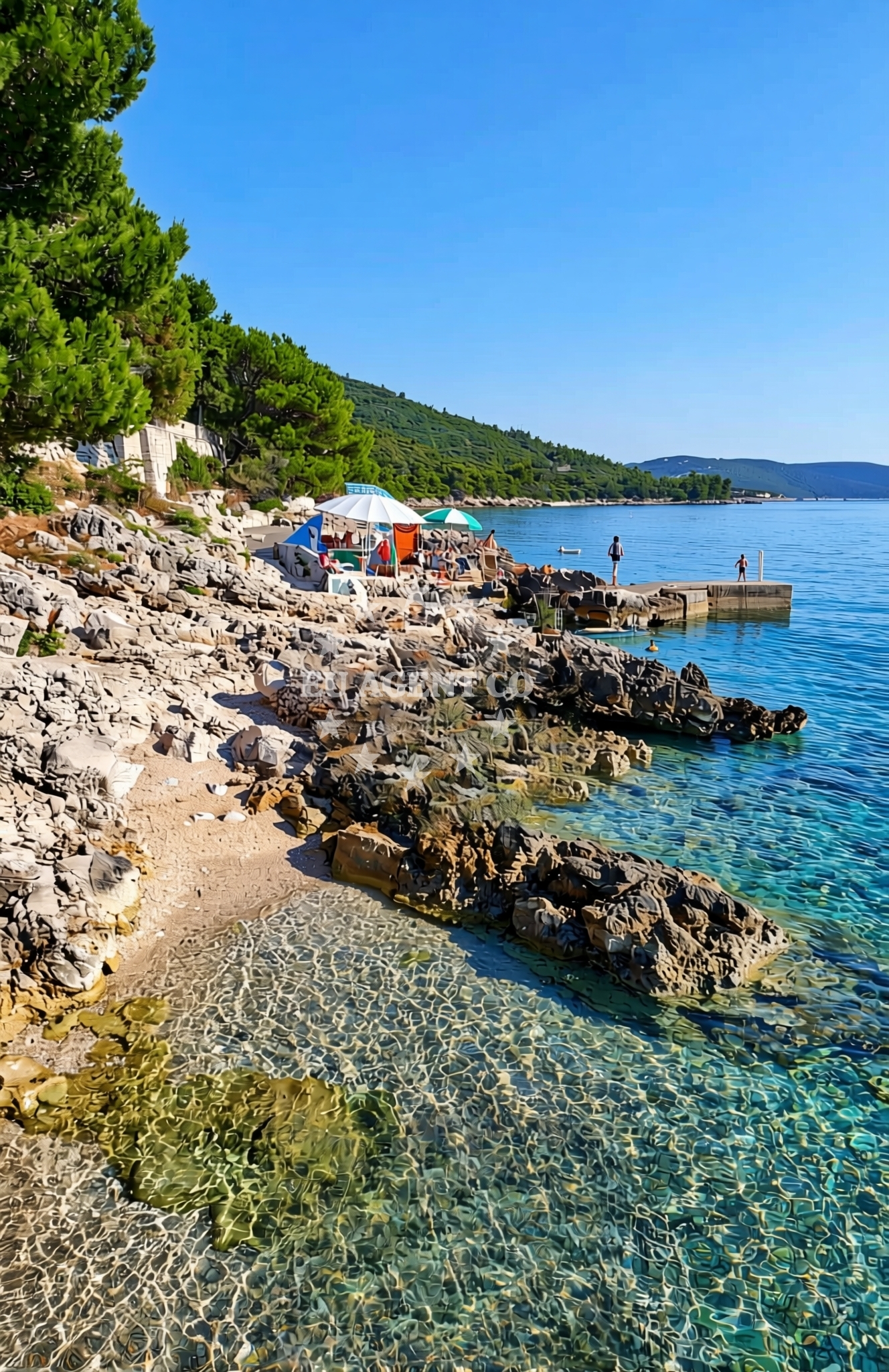 Additional view of Gira beach in 65 Martinšćica Island Cres, Martinšćica
