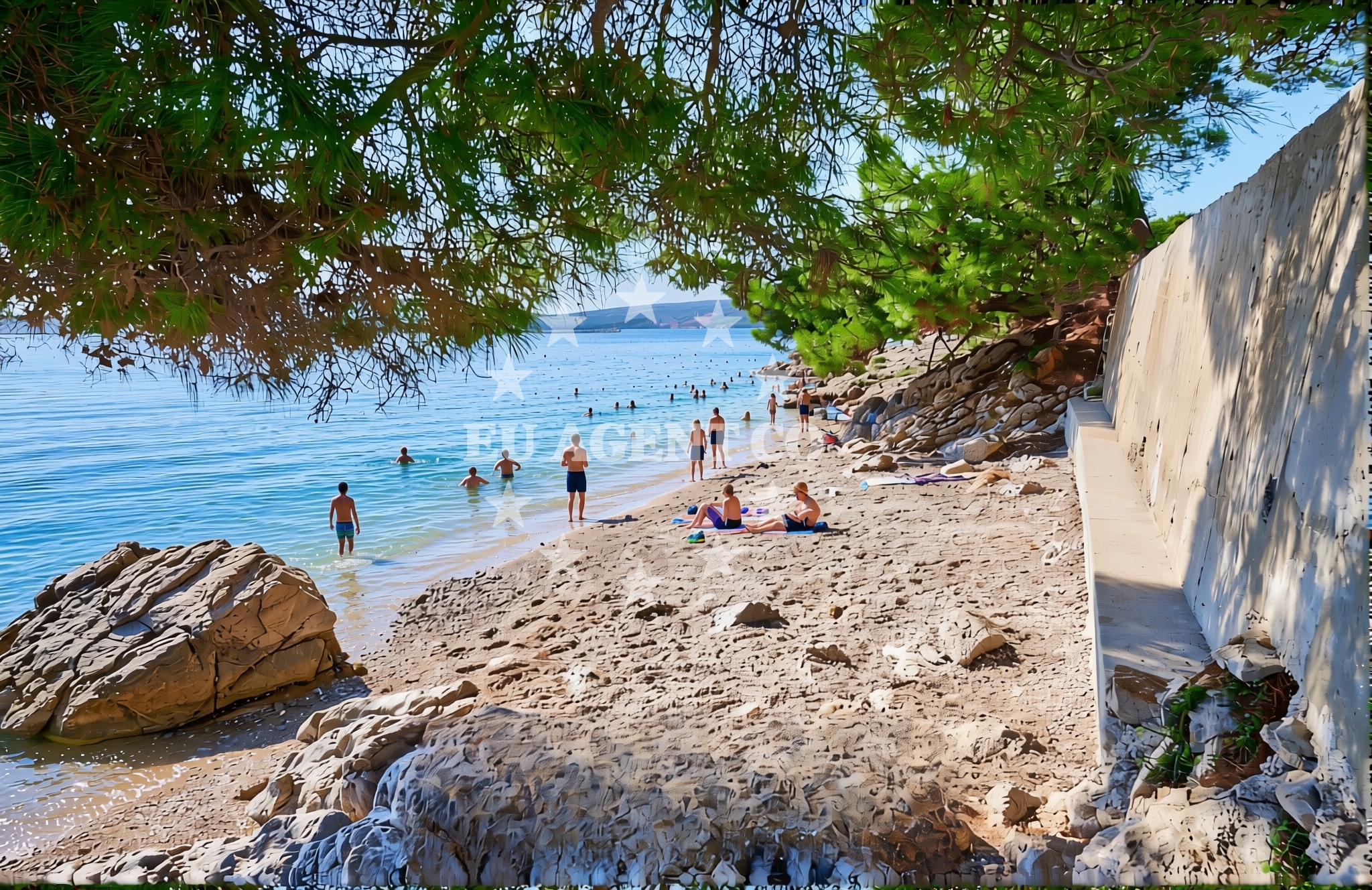 Additional view of Gira beach in 65 Martinšćica Island Cres, Martinšćica