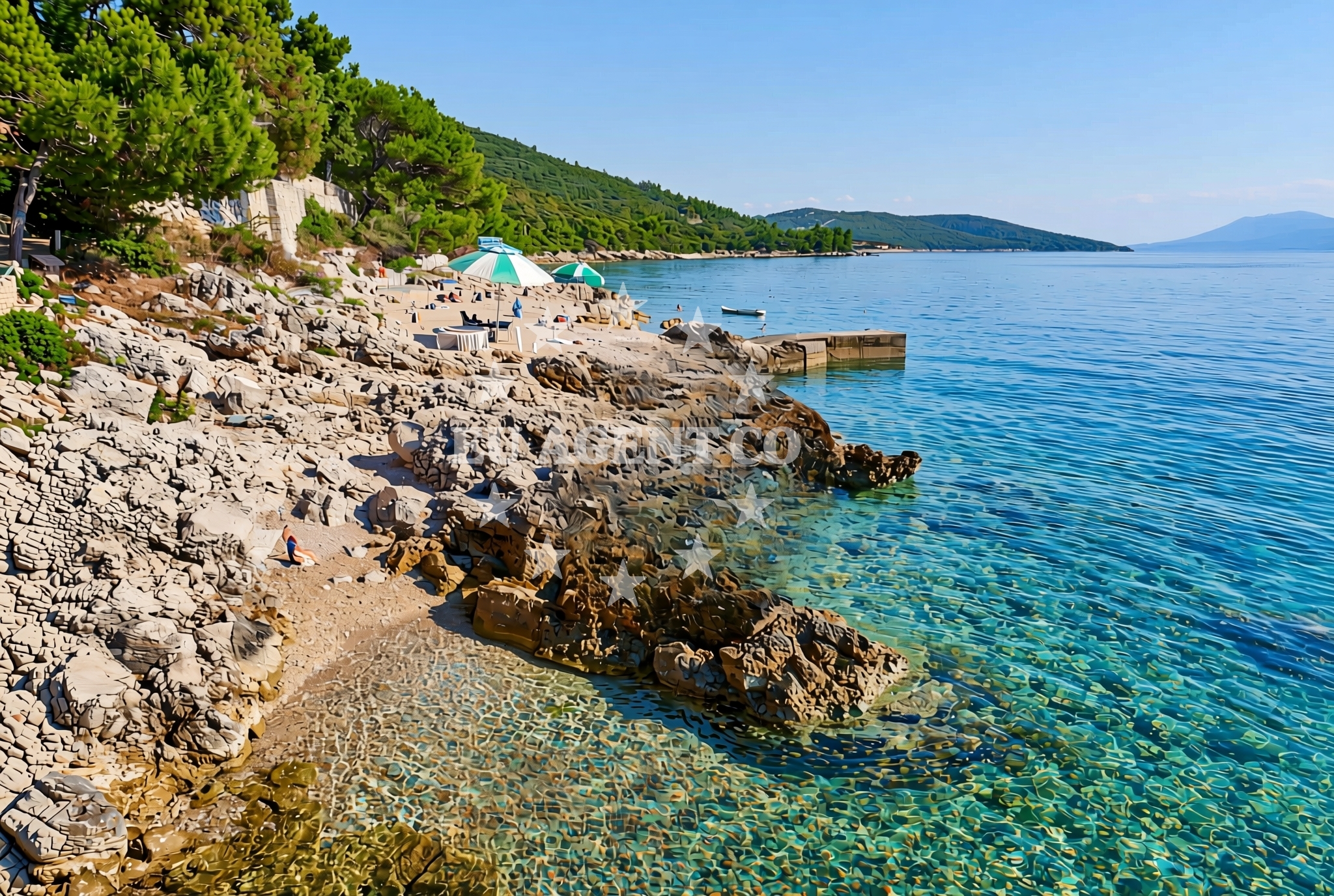 Additional view of Gira beach in 65 Martinšćica Island Cres, Martinšćica