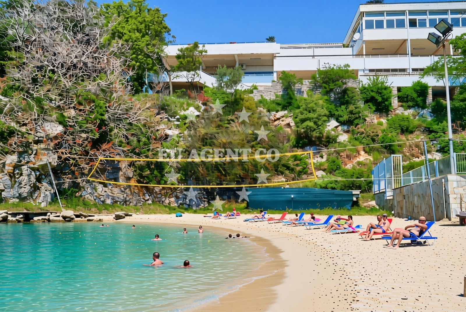 Additional view of Girandella beach in Girandella 7, Rabac