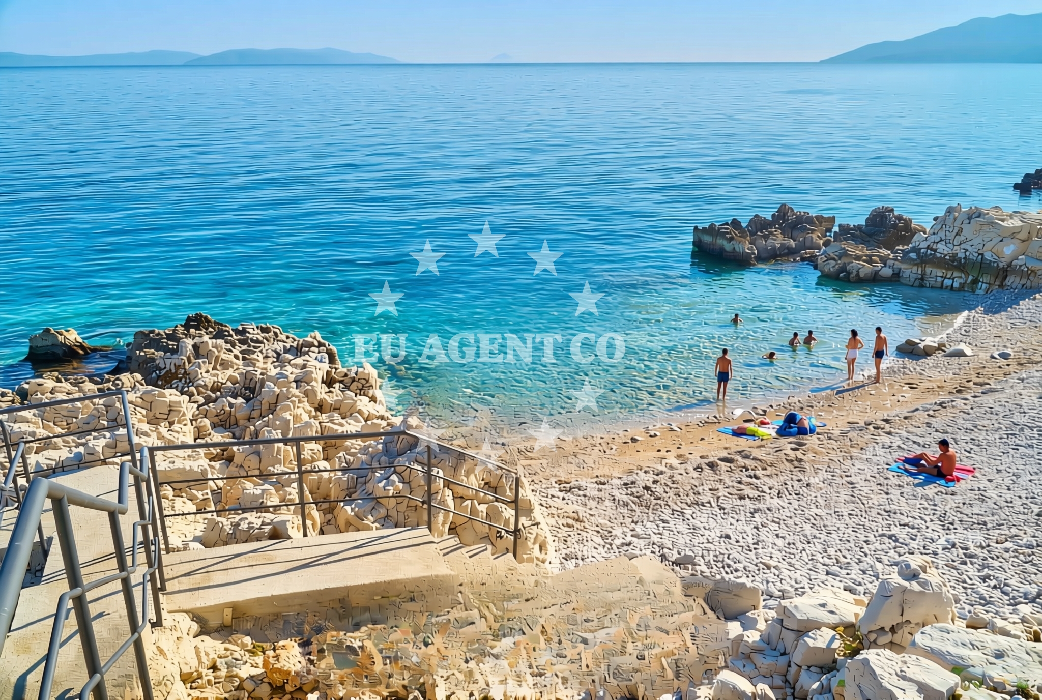 Additional view of Girandella beach II in Girandella 7, Rabac