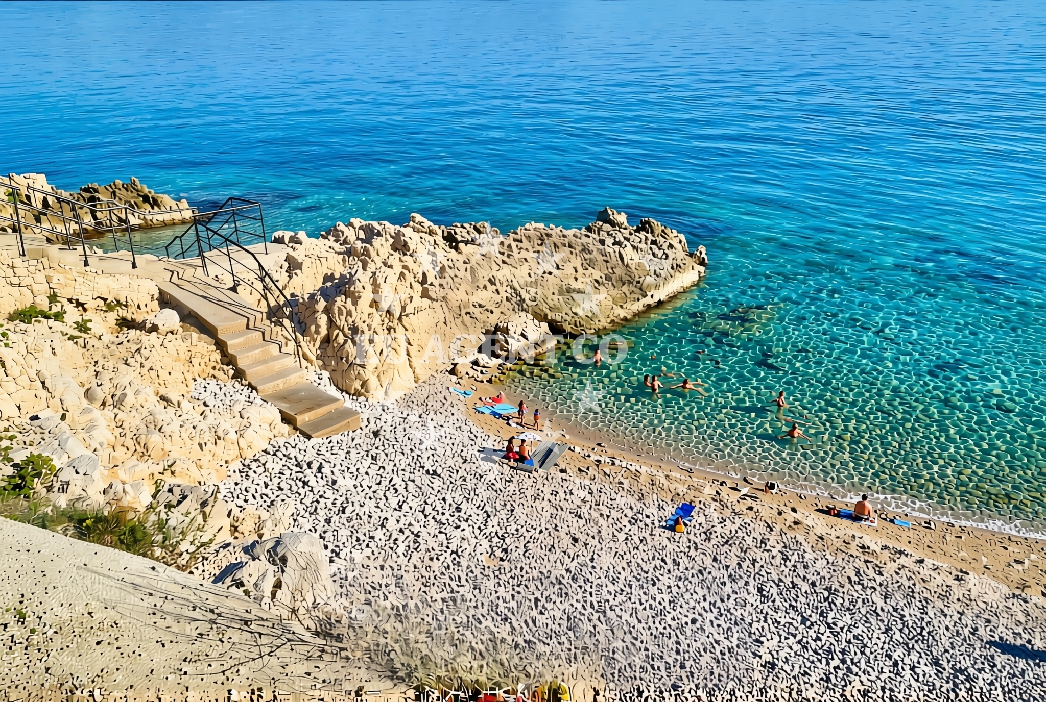 Additional view of Girandella beach II in Girandella 7, Rabac