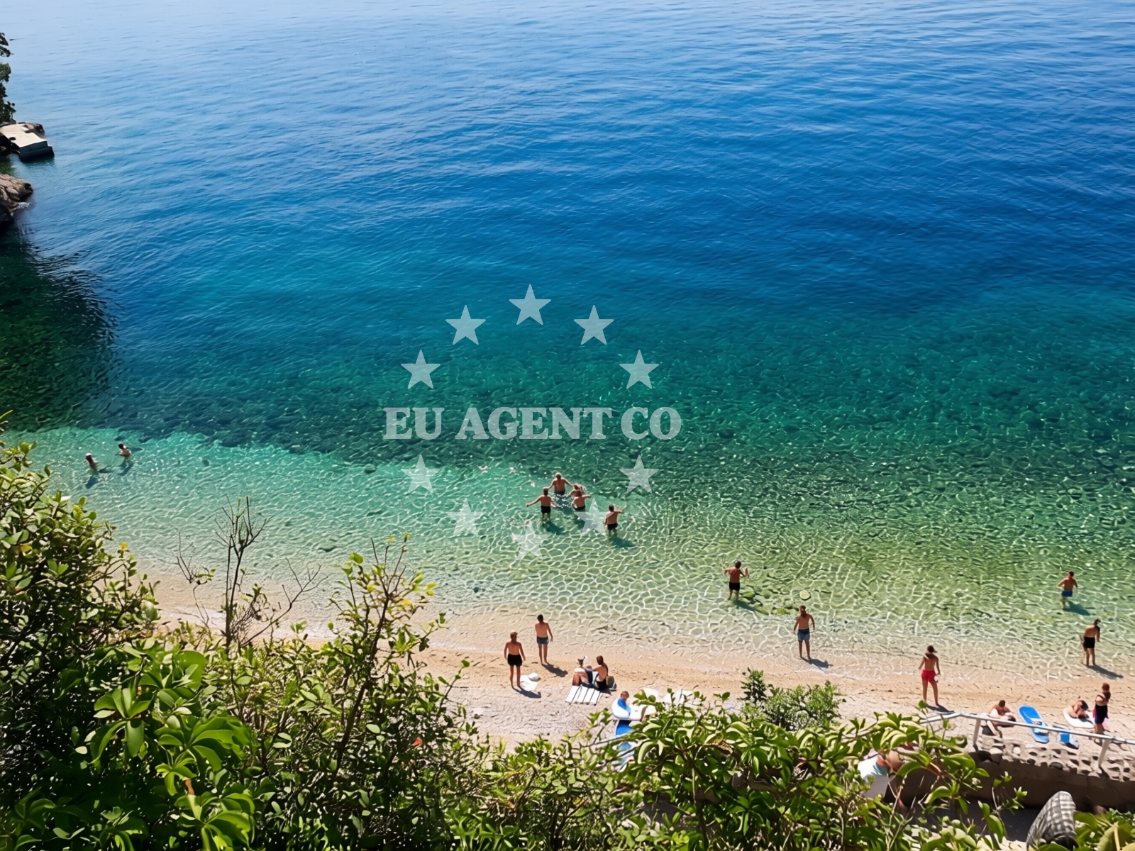 Beach facilities and surroundings at Glavanovo beach in Šetalište XIII divizije 54,3.kat br.14, Rijeka