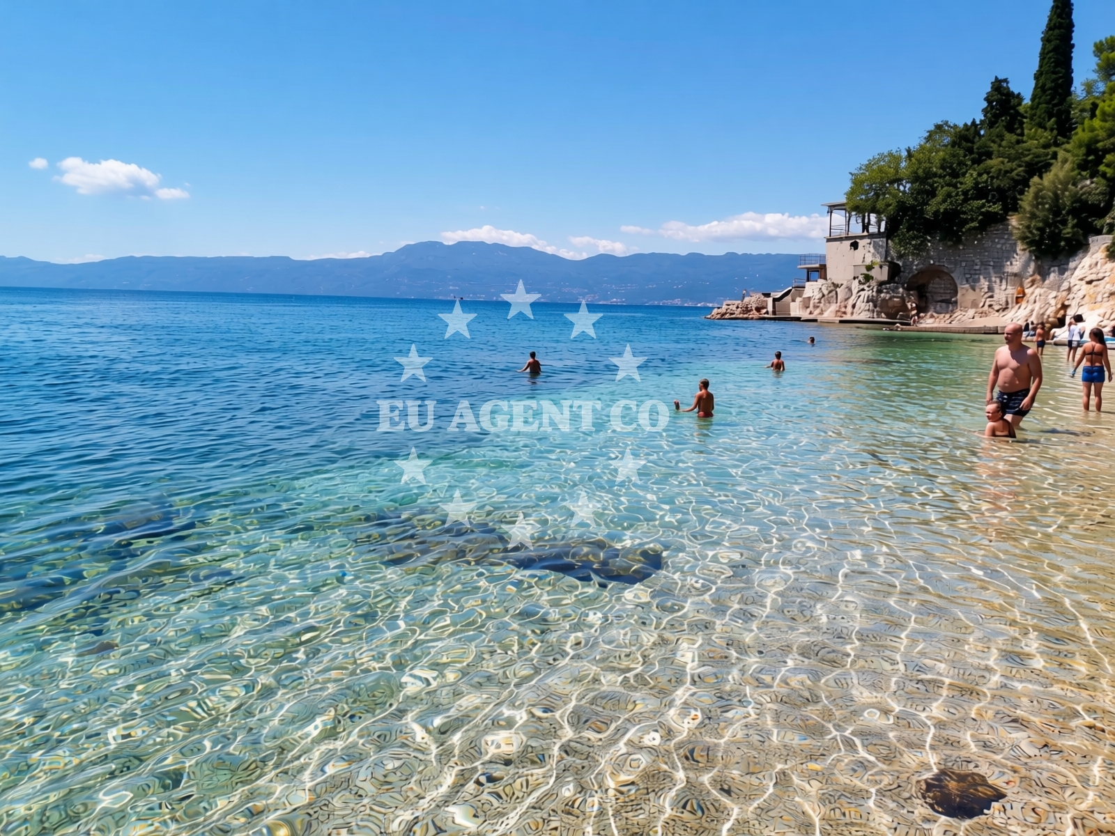 Additional view of Glavanovo beach in Šetalište XIII divizije 54,3.kat br.14, Rijeka