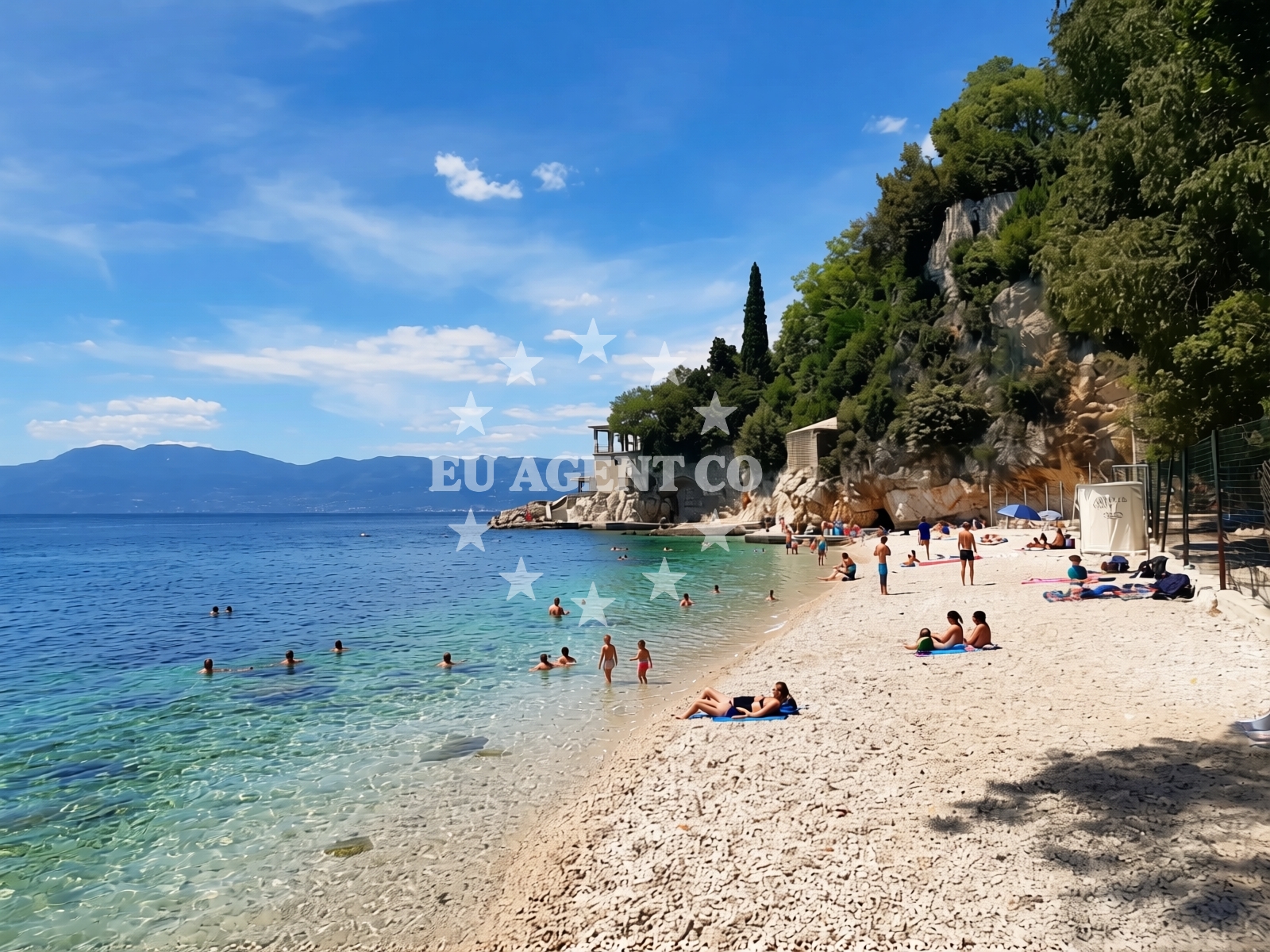 Additional view of Glavanovo beach in Šetalište XIII divizije 54,3.kat br.14, Rijeka