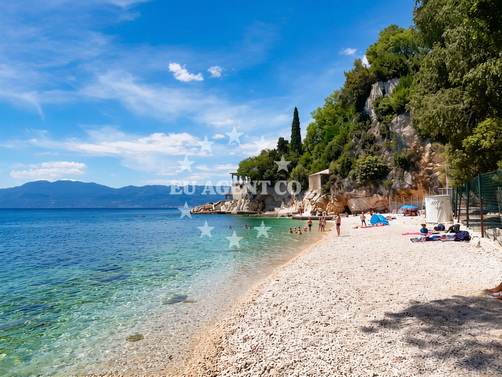 Additional view of Glavanovo beach in Šetalište XIII divizije 54,3.kat br.14, Rijeka