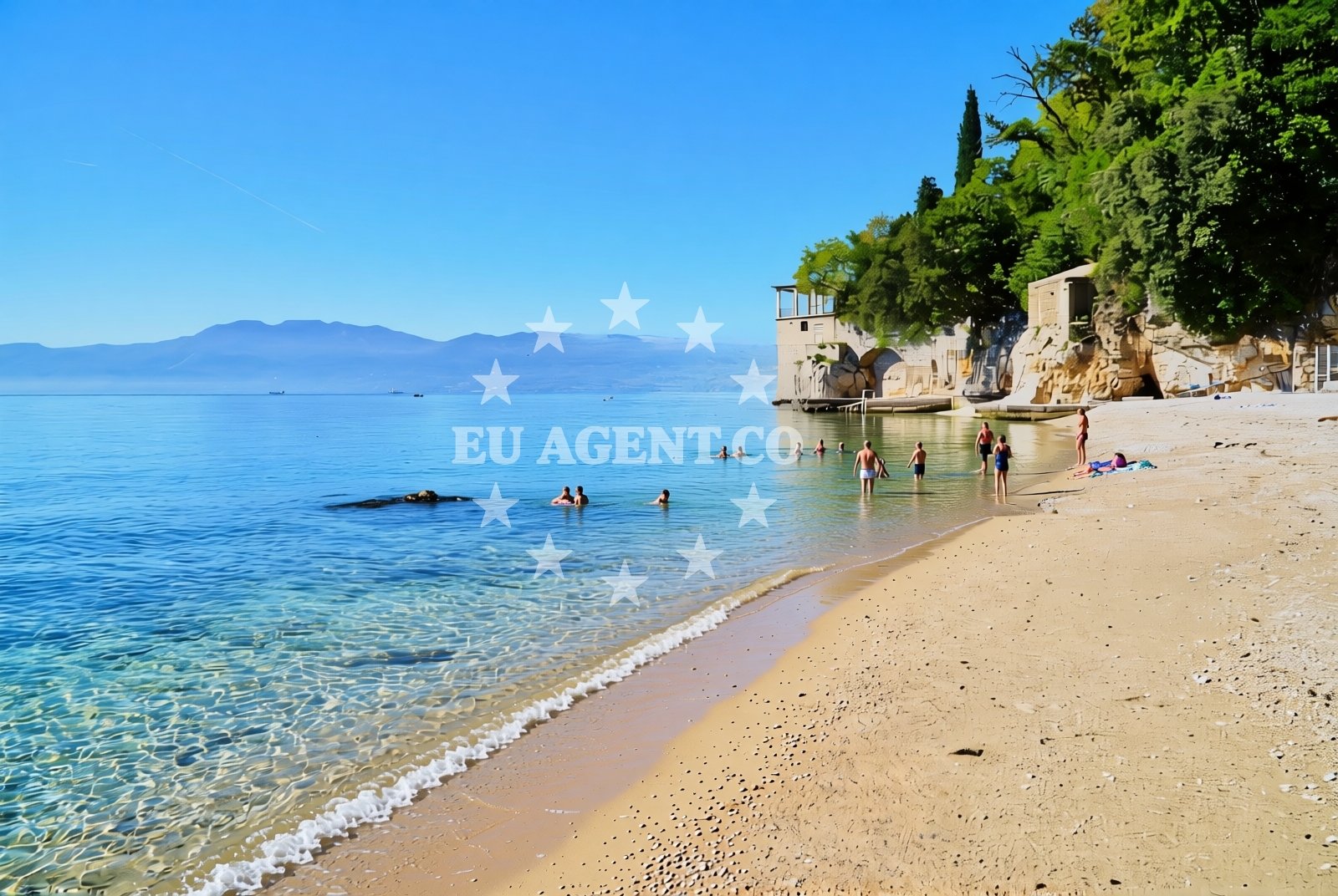 Additional view of Glavanovo beach in Šetalište XIII divizije 54,3.kat br.14, Rijeka