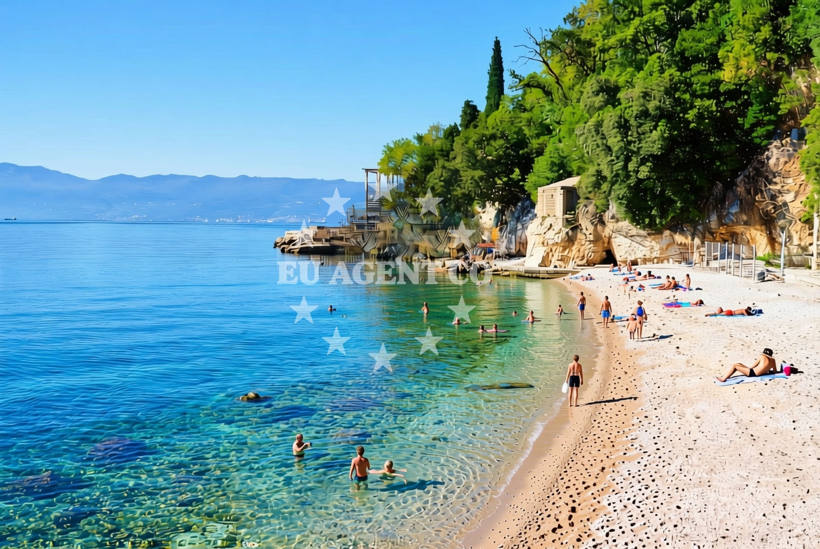 Additional view of Glavanovo beach in Šetalište XIII divizije 54,3.kat br.14, Rijeka