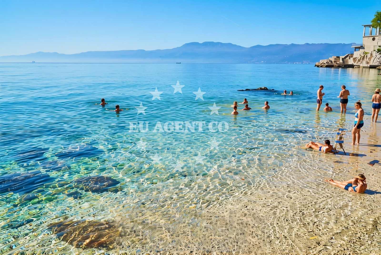 Additional view of Glavanovo beach in Šetalište XIII divizije 54,3.kat br.14, Rijeka