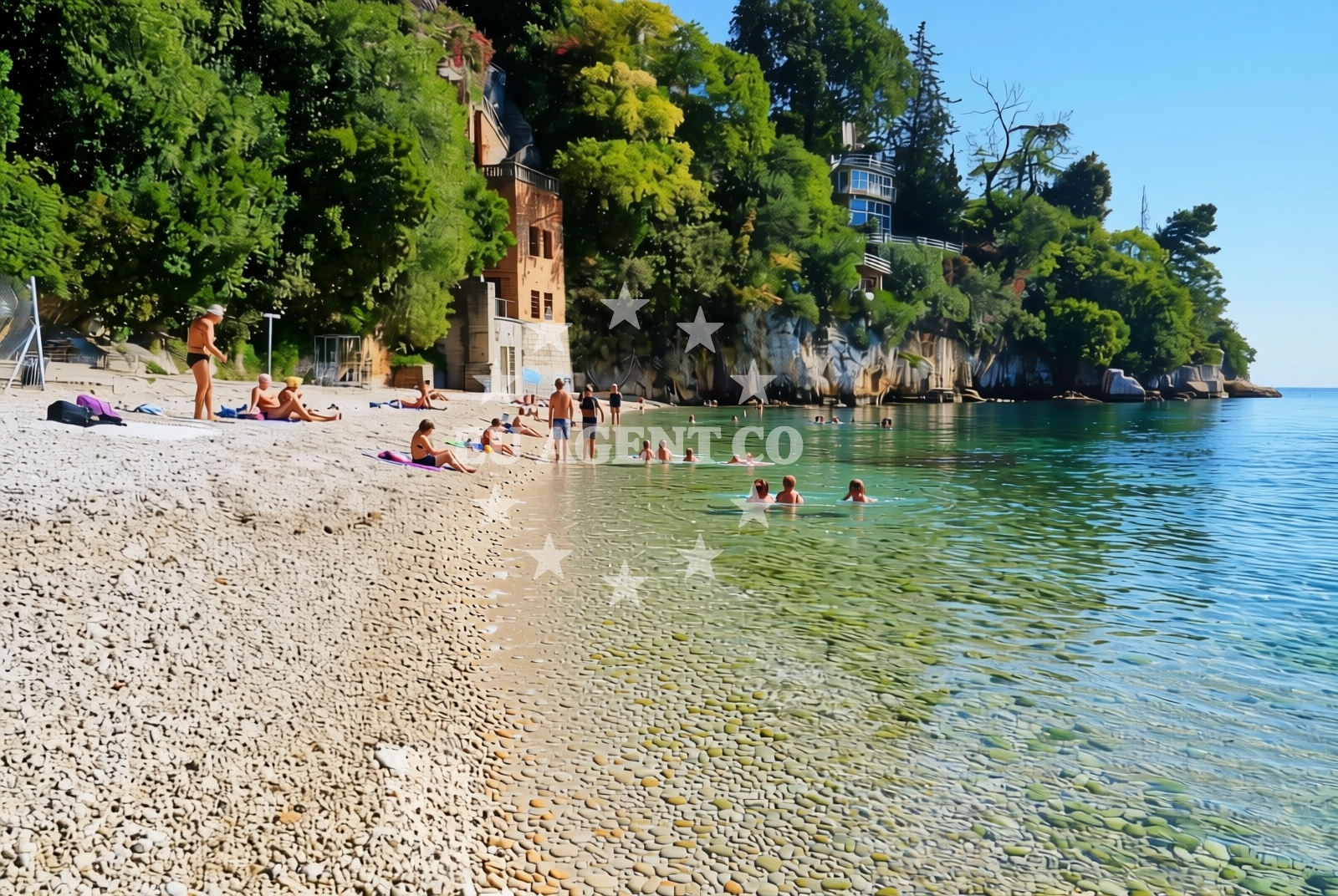 Additional view of Glavanovo beach in Šetalište XIII divizije 54,3.kat br.14, Rijeka