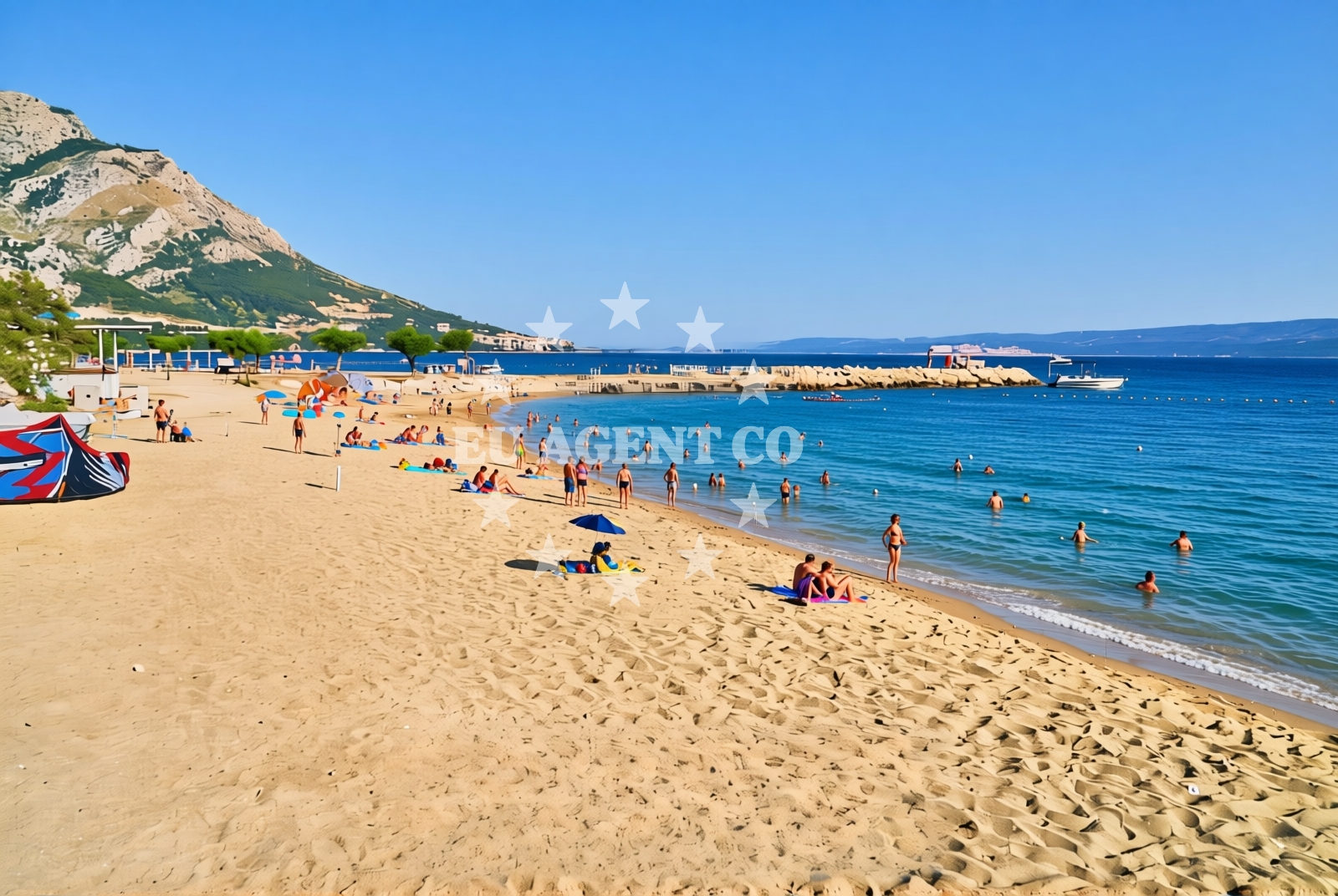 Overview of Glavica zapad, Duće Beach in Glavica zapad
