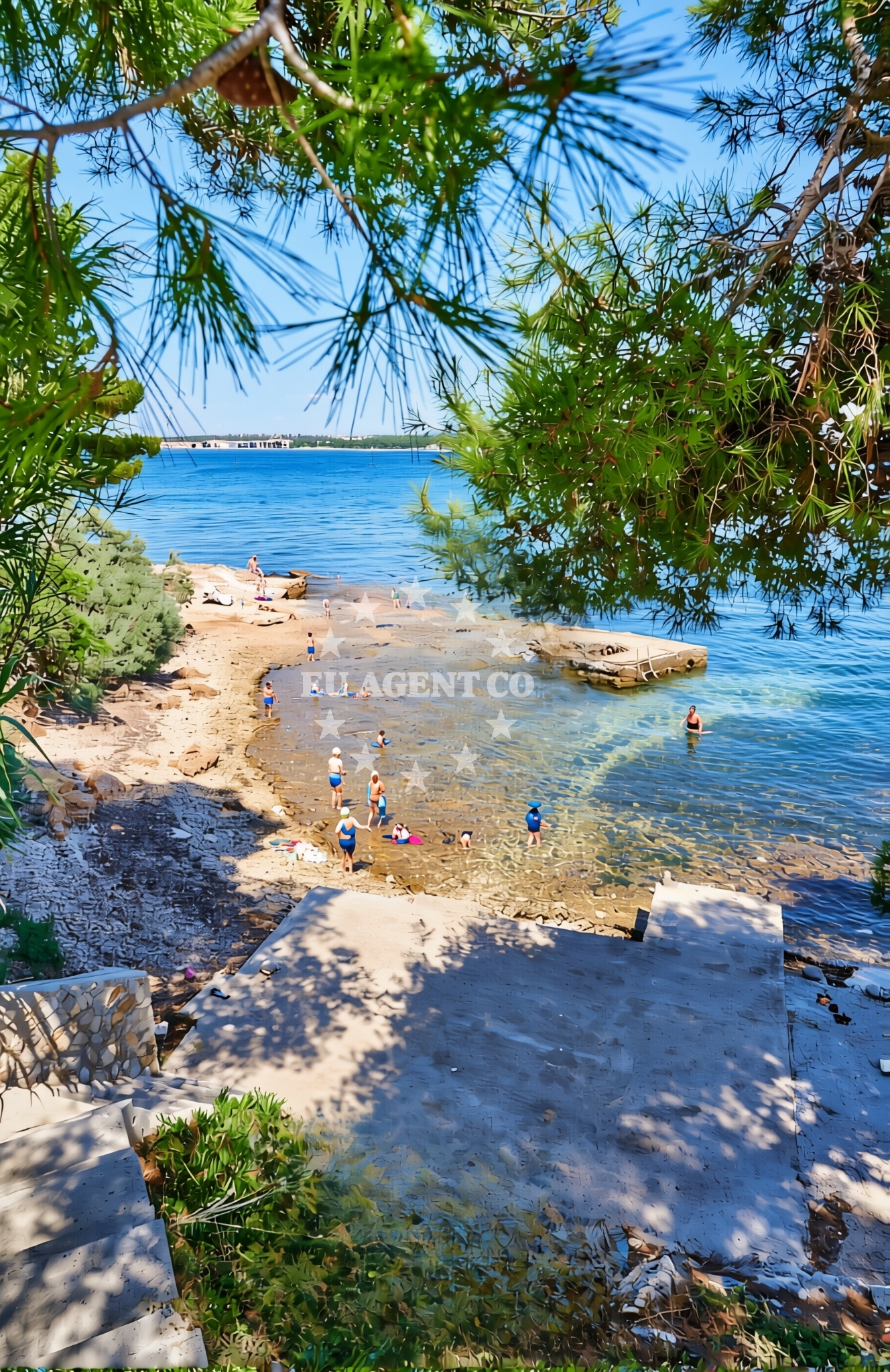 Additional view of Glavičine istok, Tkon (Pašman) Beach in Glavičine istok