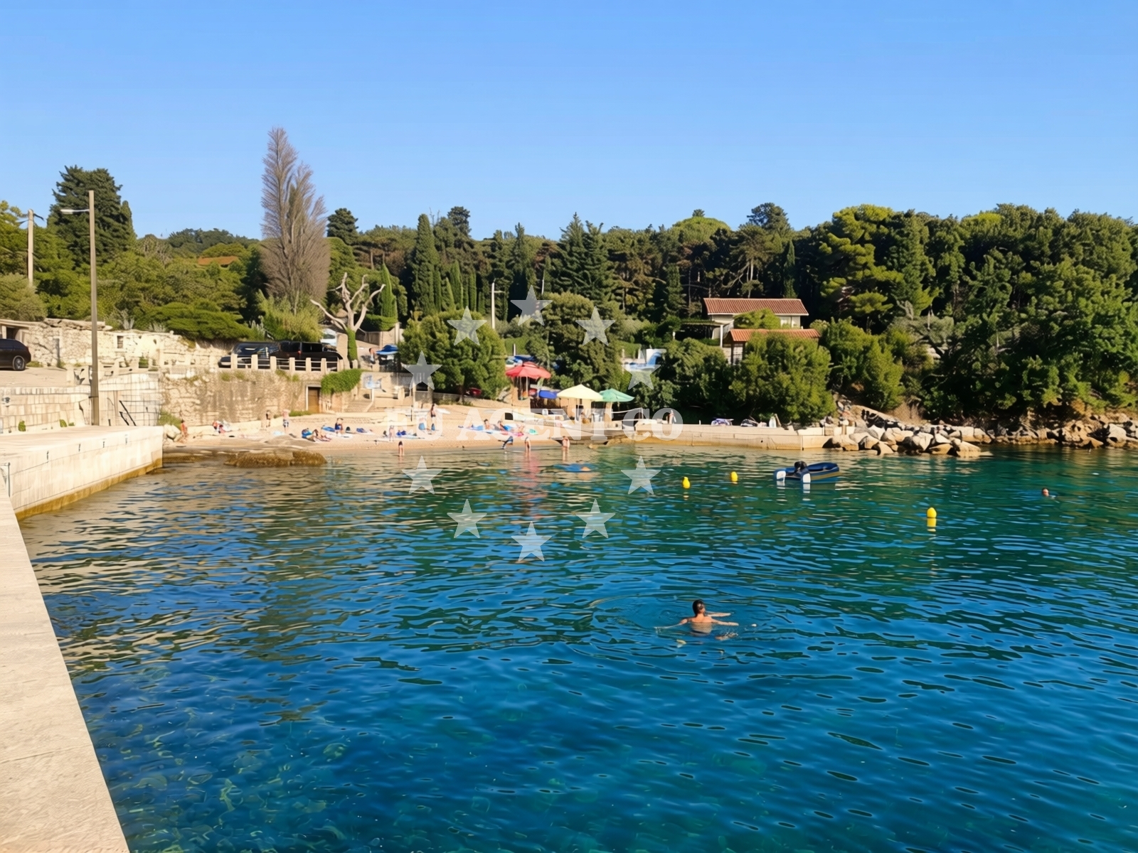 Additional view of Glavotok Port Beach in Glavotok 4, Krk