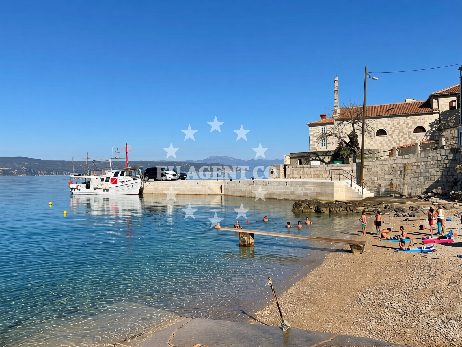 Additional view of Glavotok Port Beach in Glavotok 4, Krk