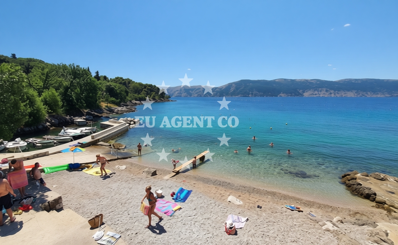 Additional view of Glavotok Port Beach in Glavotok 4, Krk