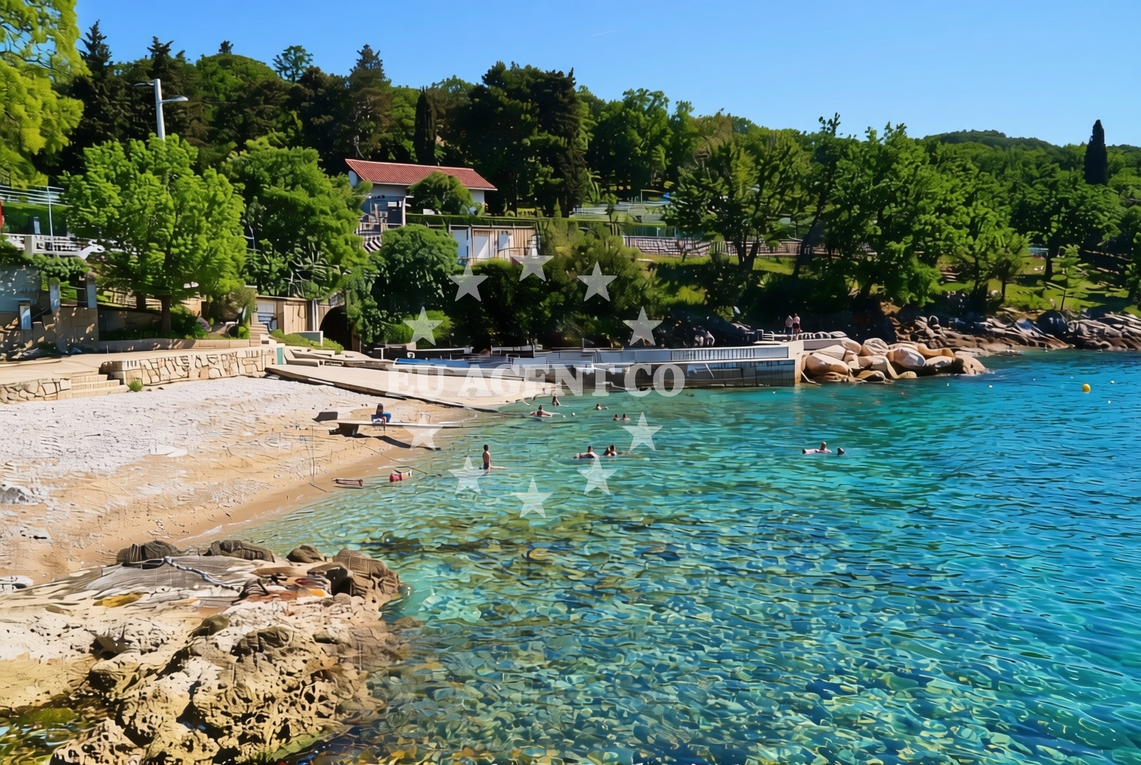 Additional view of Glavotok Port Beach in Glavotok 4, Krk