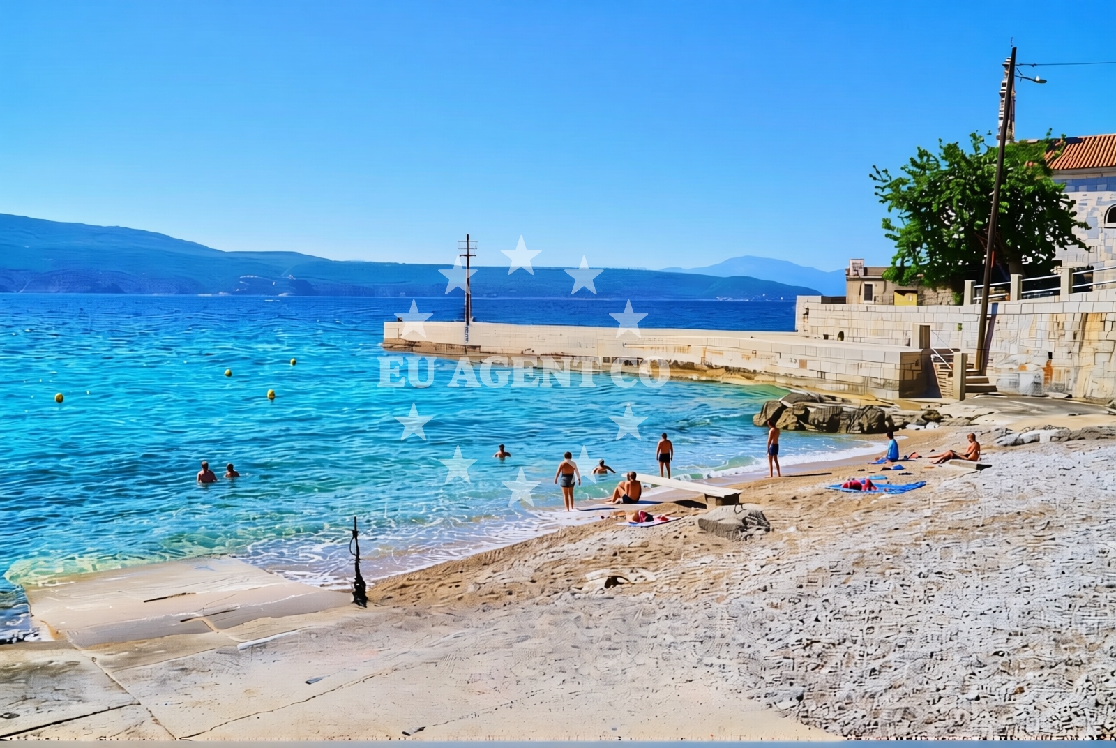 Additional view of Glavotok Port Beach in Glavotok 4, Krk