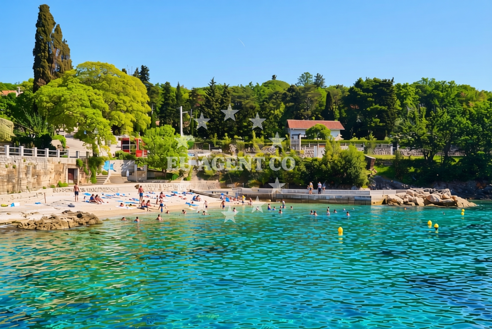 Additional view of Glavotok Port Beach in Glavotok 4, Krk