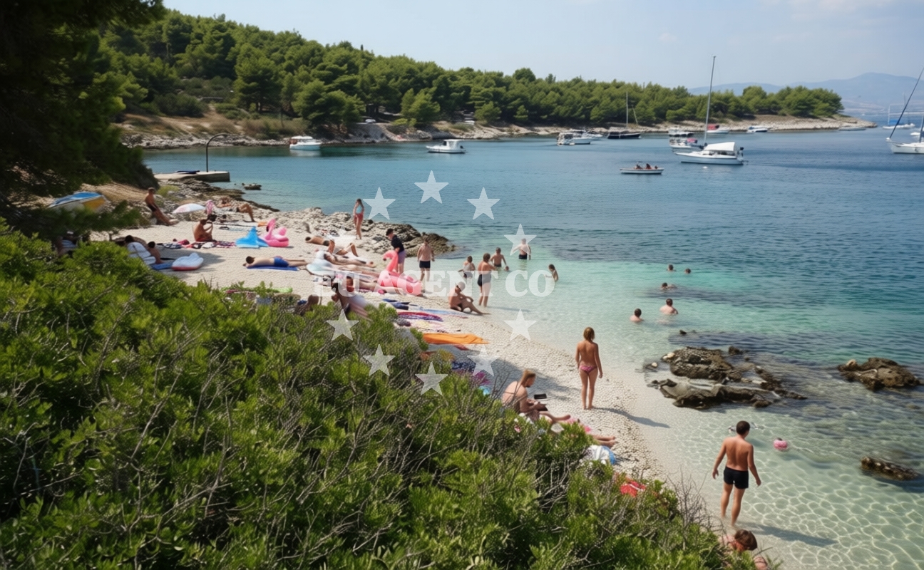 Additional view of Glorija beach in , Slatine