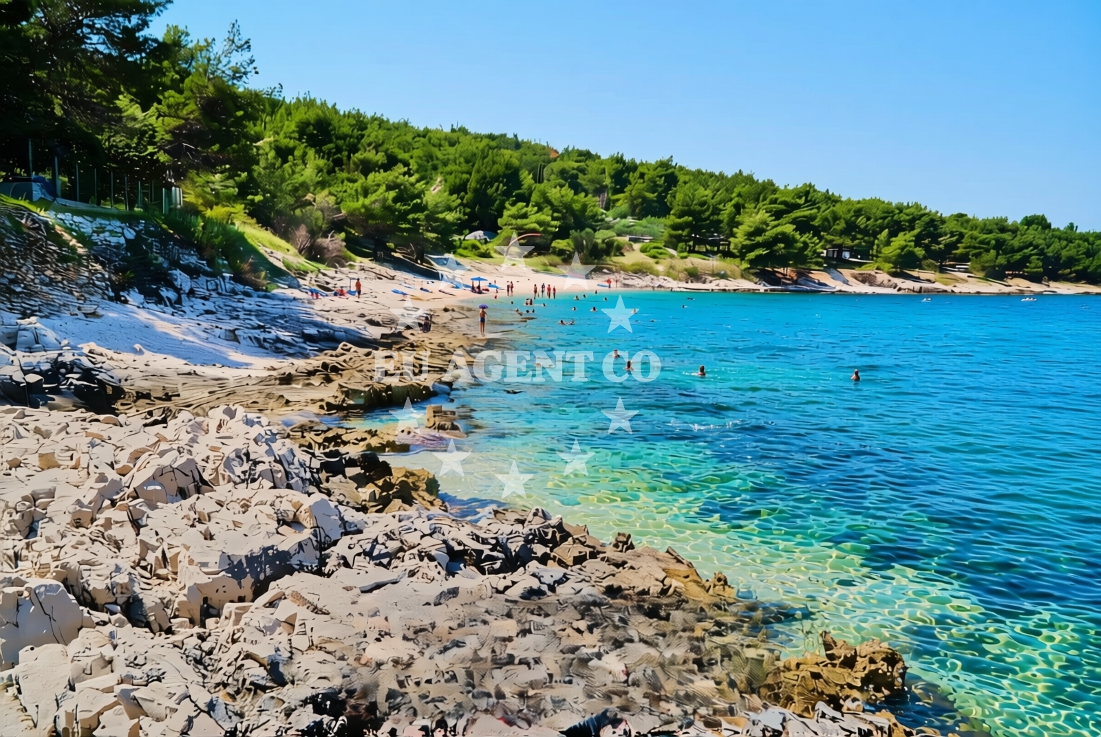Additional view of Glorija beach in , Slatine