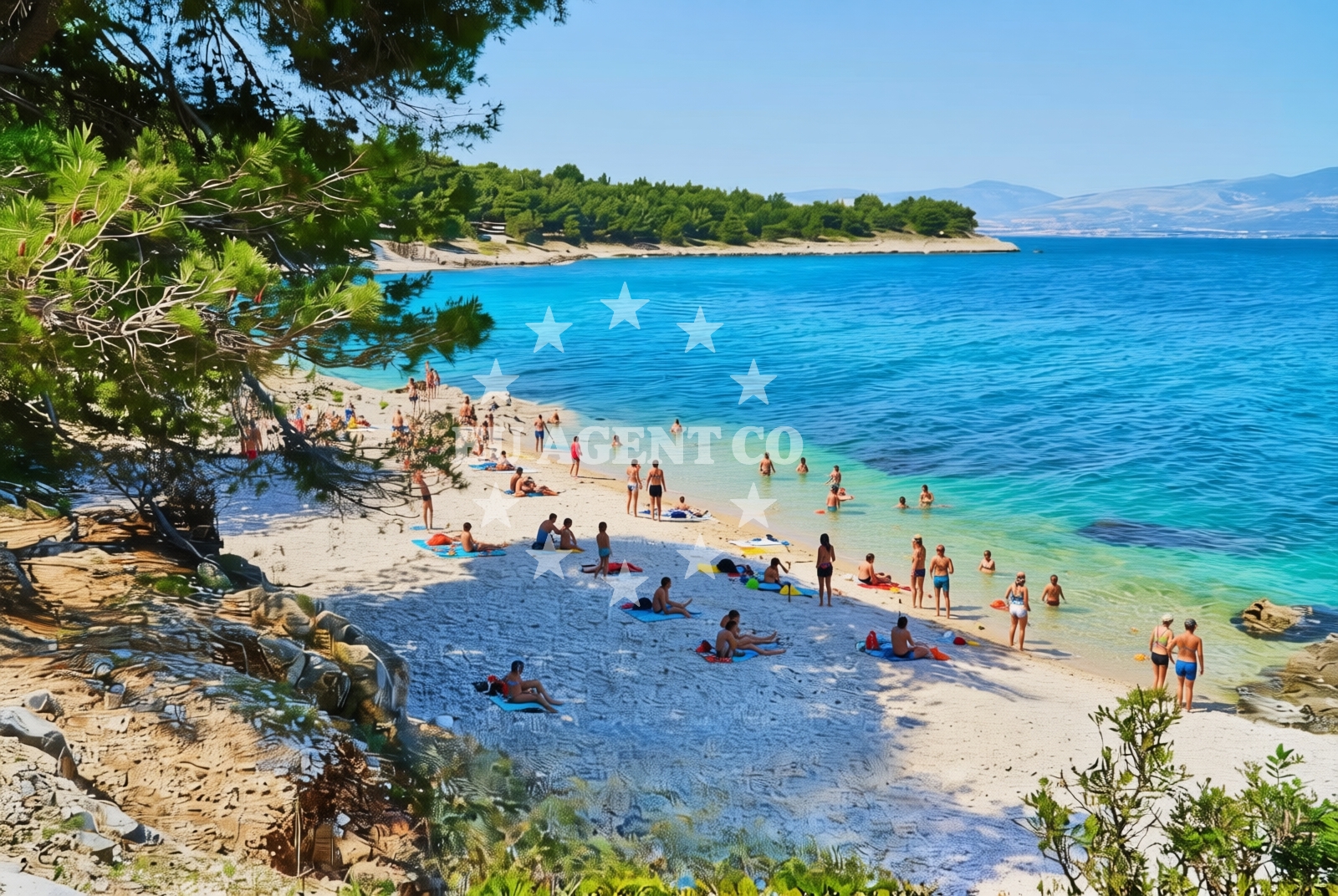 Additional view of Glorija beach in , Slatine