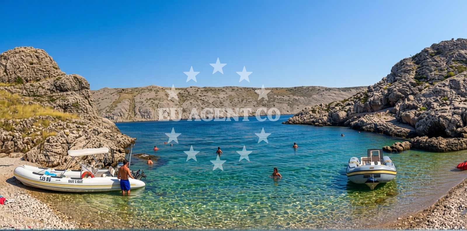 Additional view of Gnjilova beach in Ribarska 41, Baška