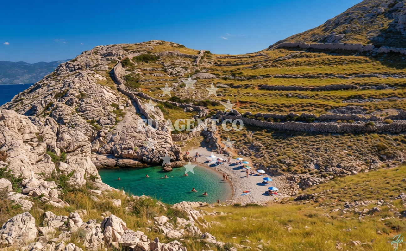 Additional view of Gnjilova beach in Ribarska 41, Baška