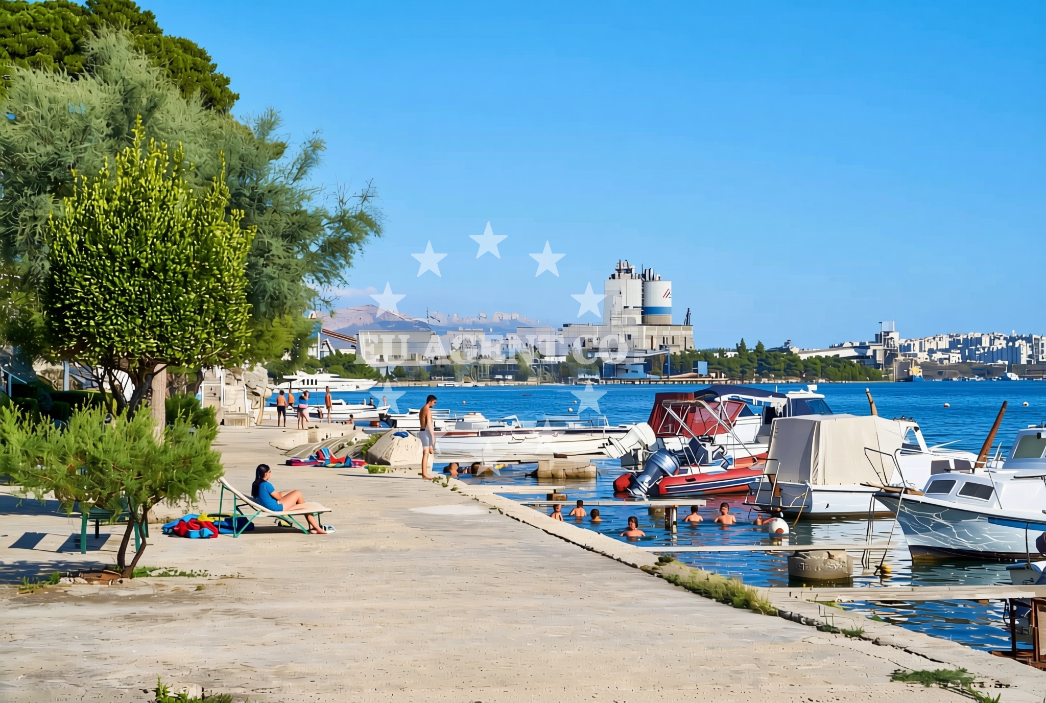 Additional view of Gojača, Kaštel Sućurac Beach in Gojača