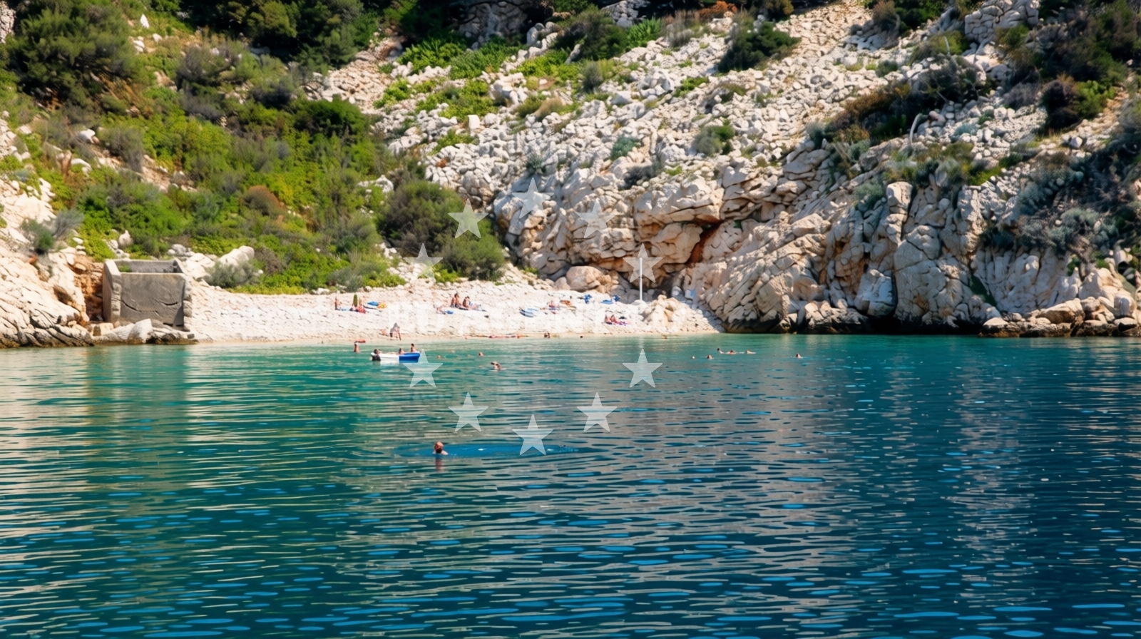 Additional view of Goli otok in 563 Lopar, Lopar