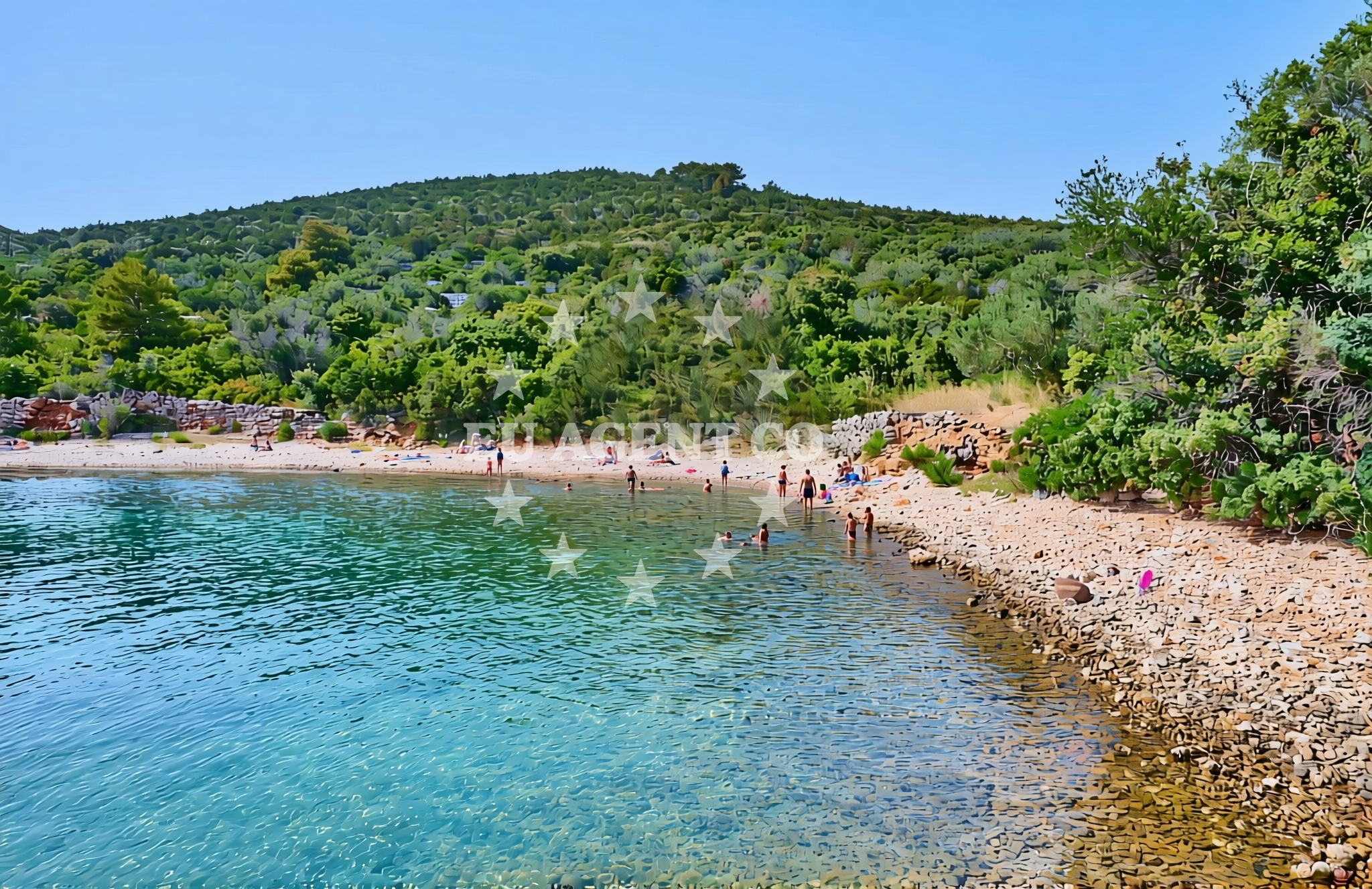 Additional view of Golubovac, Rava (Rava) Beach in Golubovac