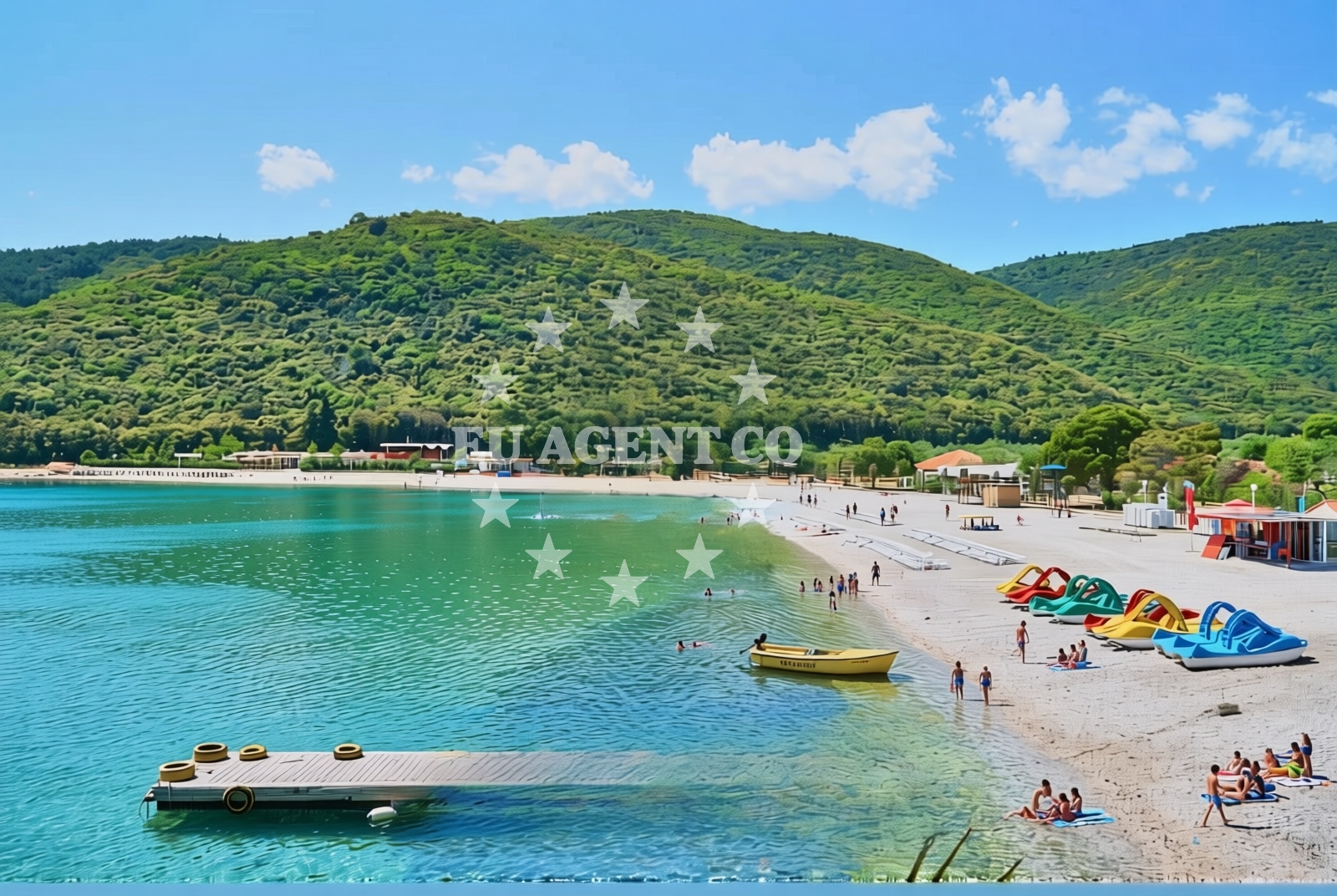 Overview of Gondolići: beaches and coves in Gondolići
