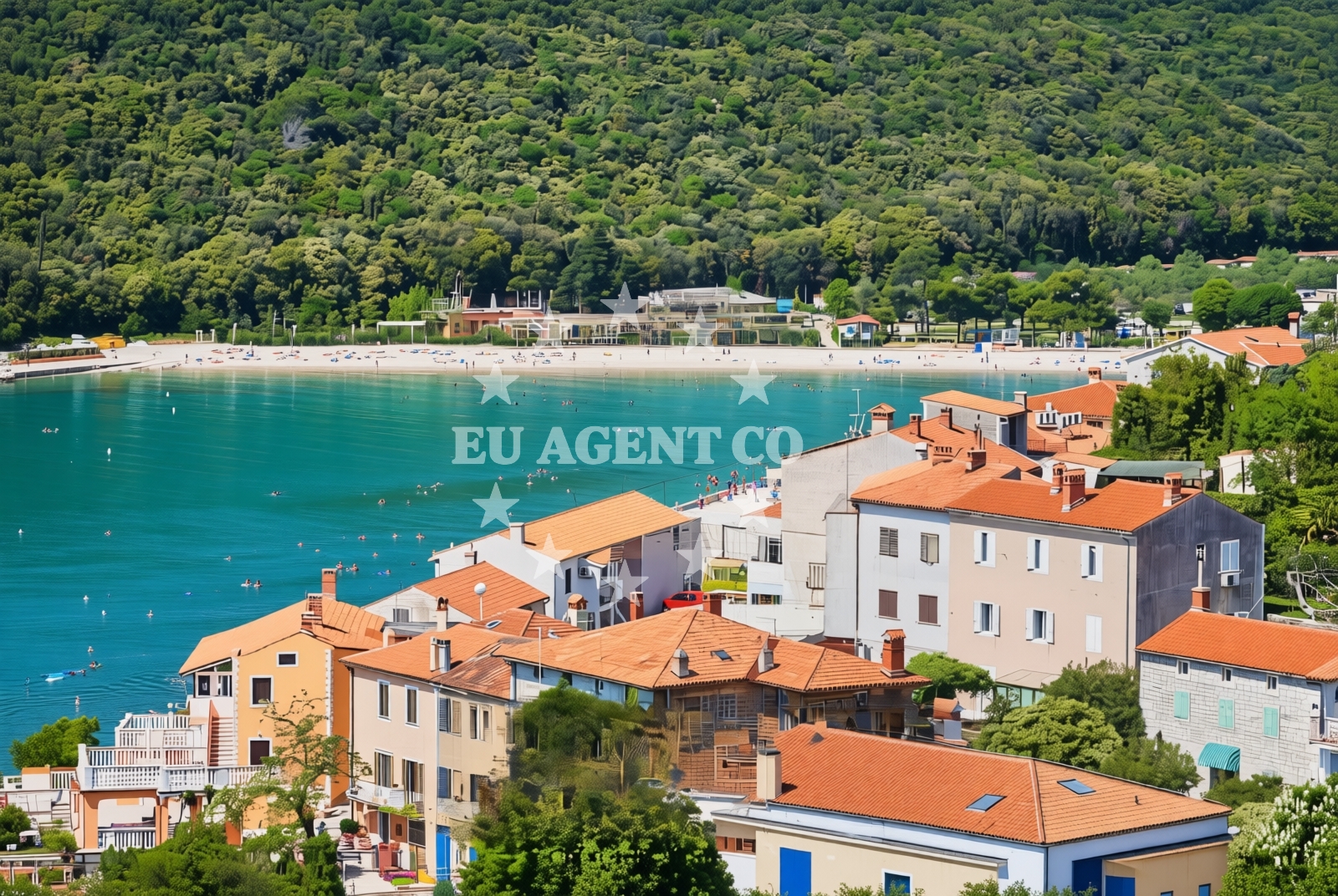 Sea and coastal view of Gondolići: beaches and coves in Gondolići