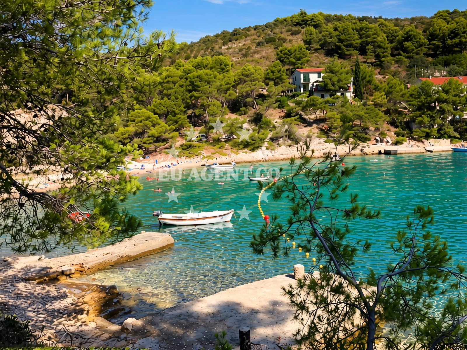 Additional view of Gornja Krusica beach in Obala Krušice 67 (Gornja Krušica), Stomorska