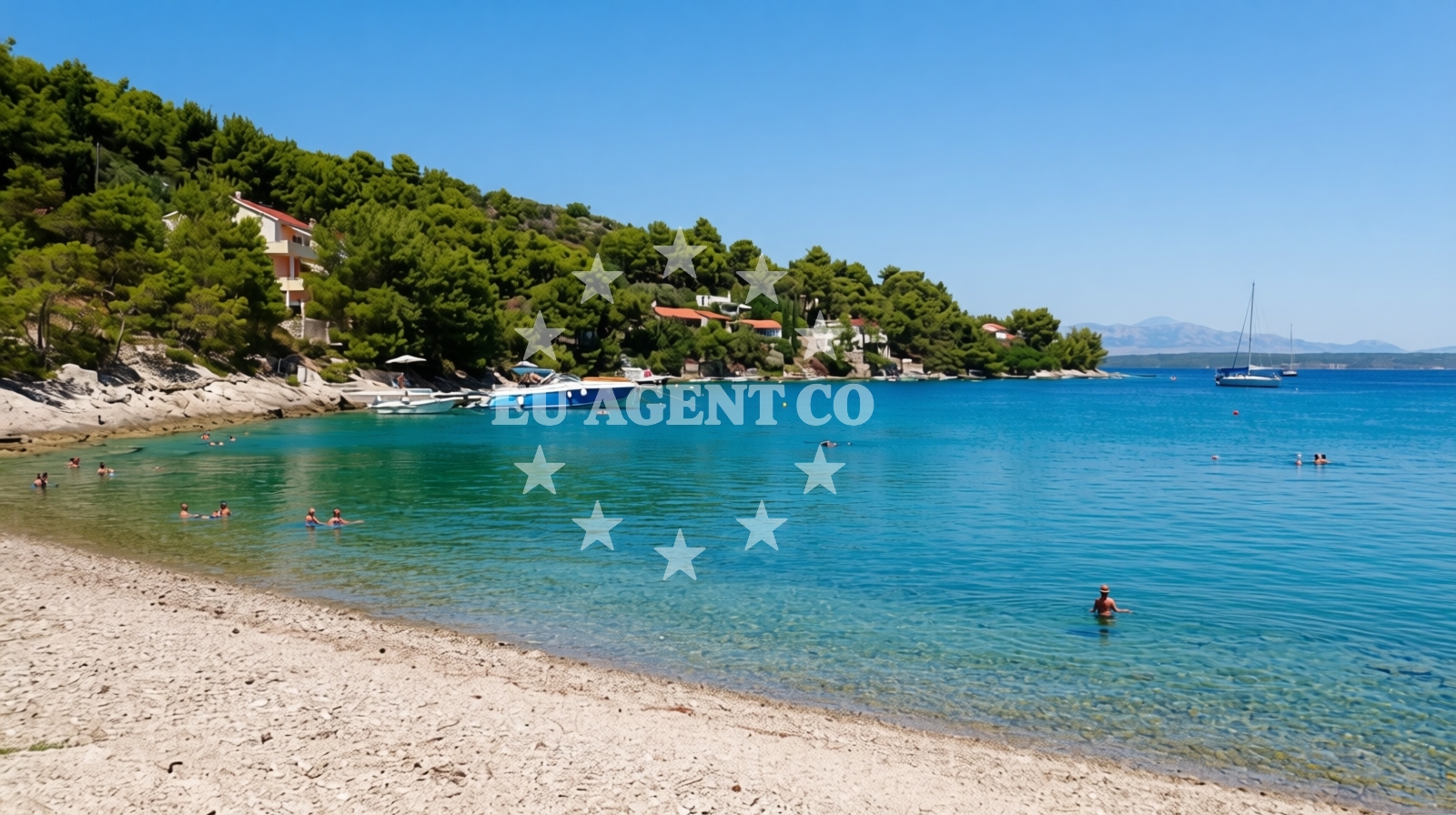 Additional view of Gornja Krusica beach in Obala Krušice 67 (Gornja Krušica), Stomorska