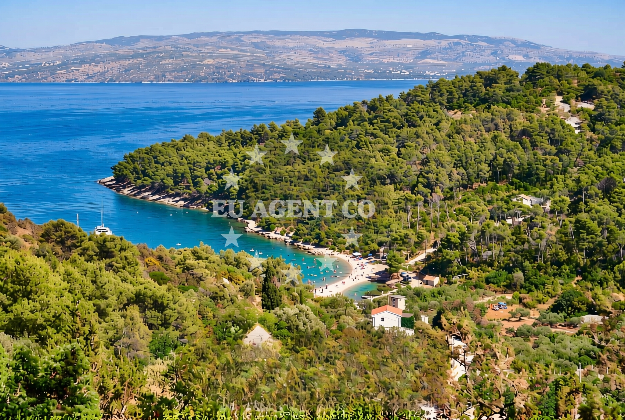 Additional view of Gornja Krusica beach in Obala Krušice 67 (Gornja Krušica), Stomorska