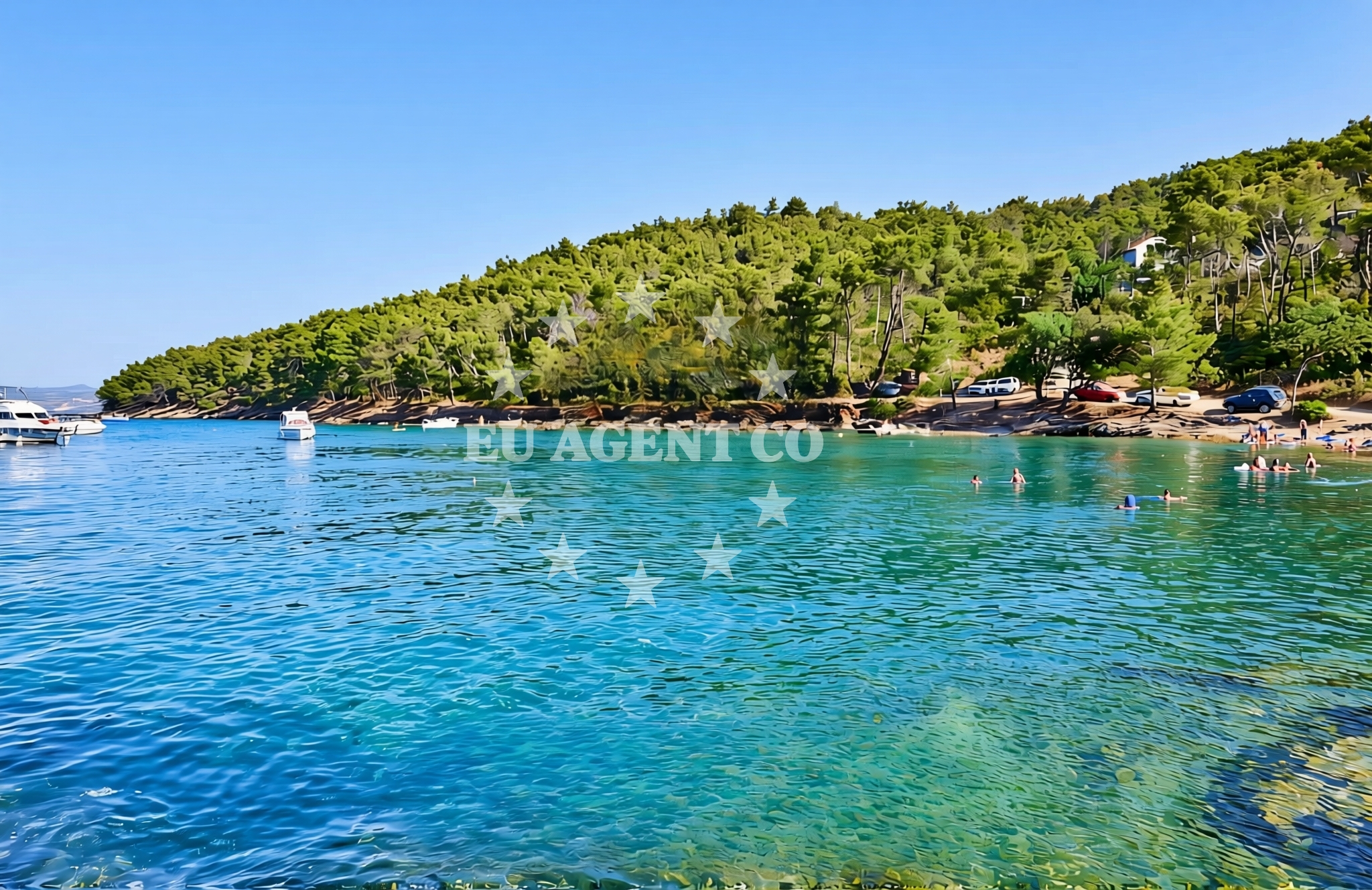 Additional view of Gornja Krusica beach in Obala Krušice 67 (Gornja Krušica), Stomorska