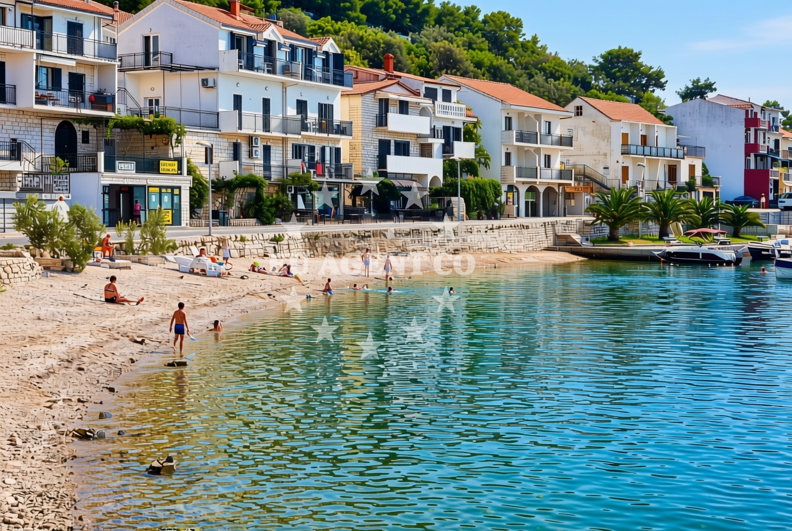 Additional view of Gornja uvala istok, Drvenik (Gradac) Beach in Gornja uvala istok