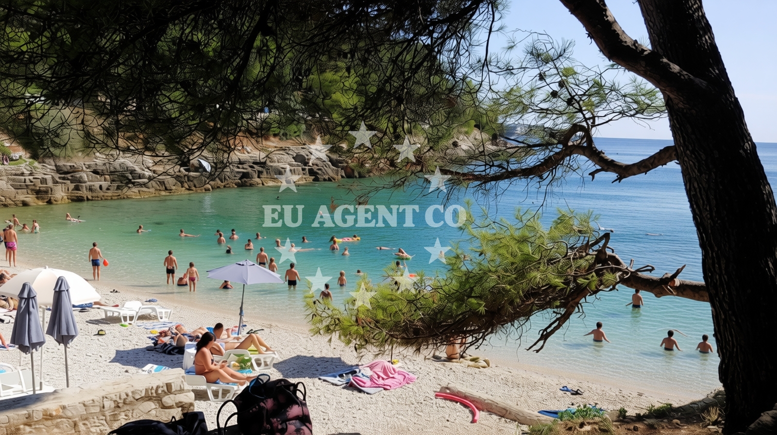 Overview of Gortan's Cove in 9 Sisplac ulica, Pula
