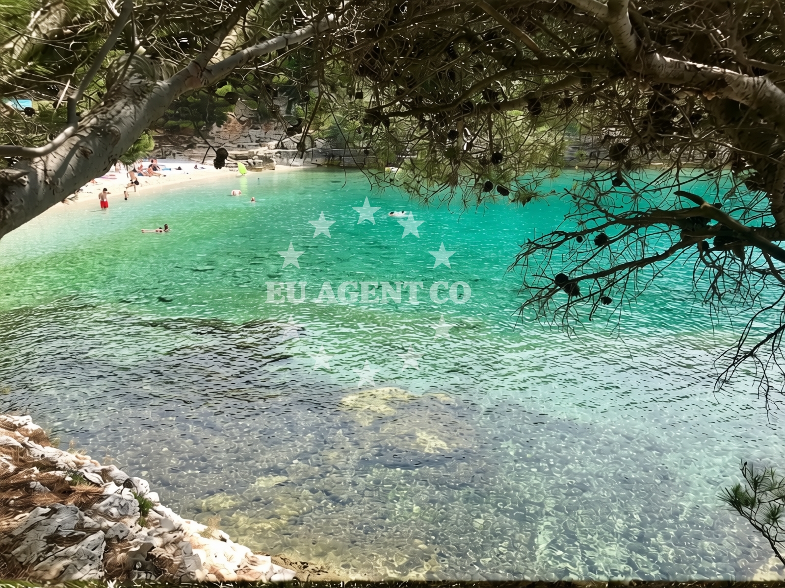 Beach facilities and surroundings at Gortan's Cove in 9 Sisplac ulica, Pula