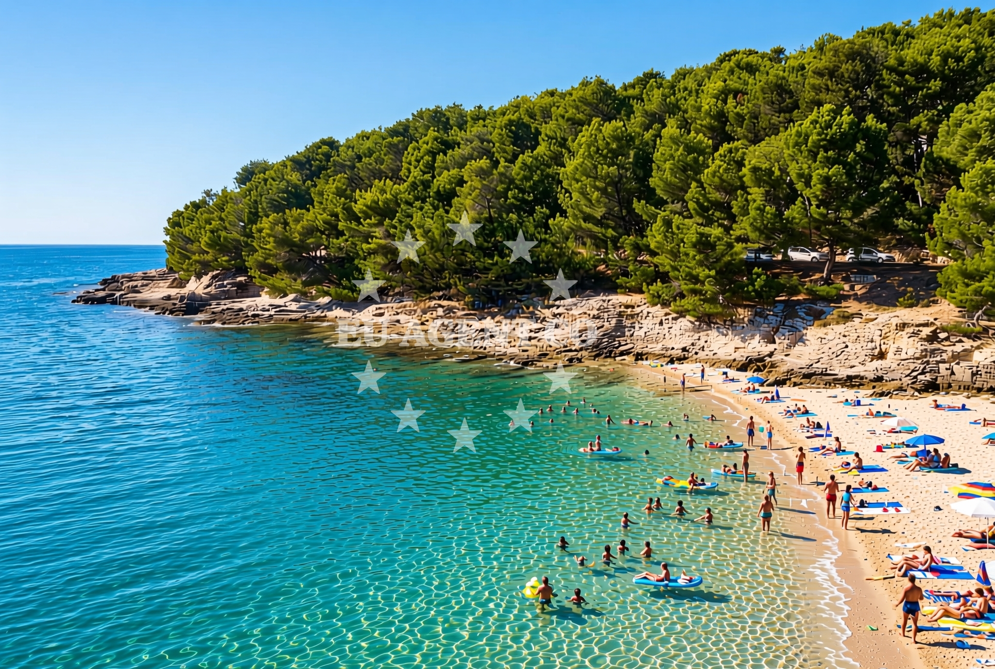 Additional view of Gortanova uvala, Pula Beach in Gortanova uvala
