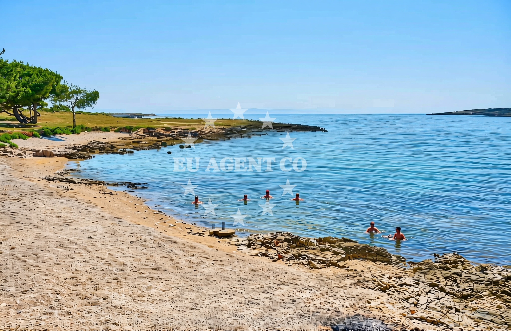 Sea and coastal view of Gospa od Kuj istok, Ližnjan Beach in Gospa od Kuj istok