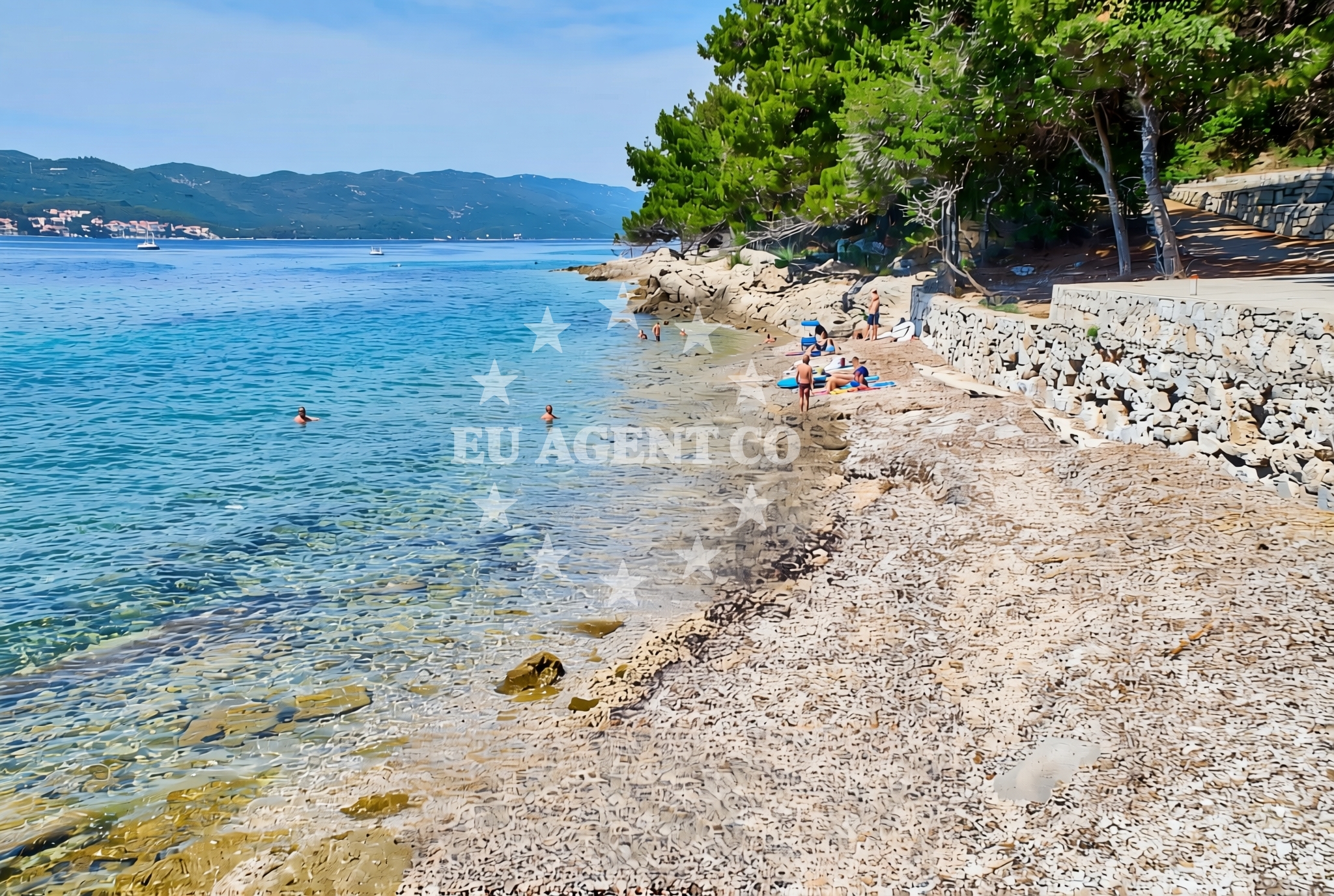 Overview of Gospe od Karmena, Orebić Beach in Gospe od Karmena