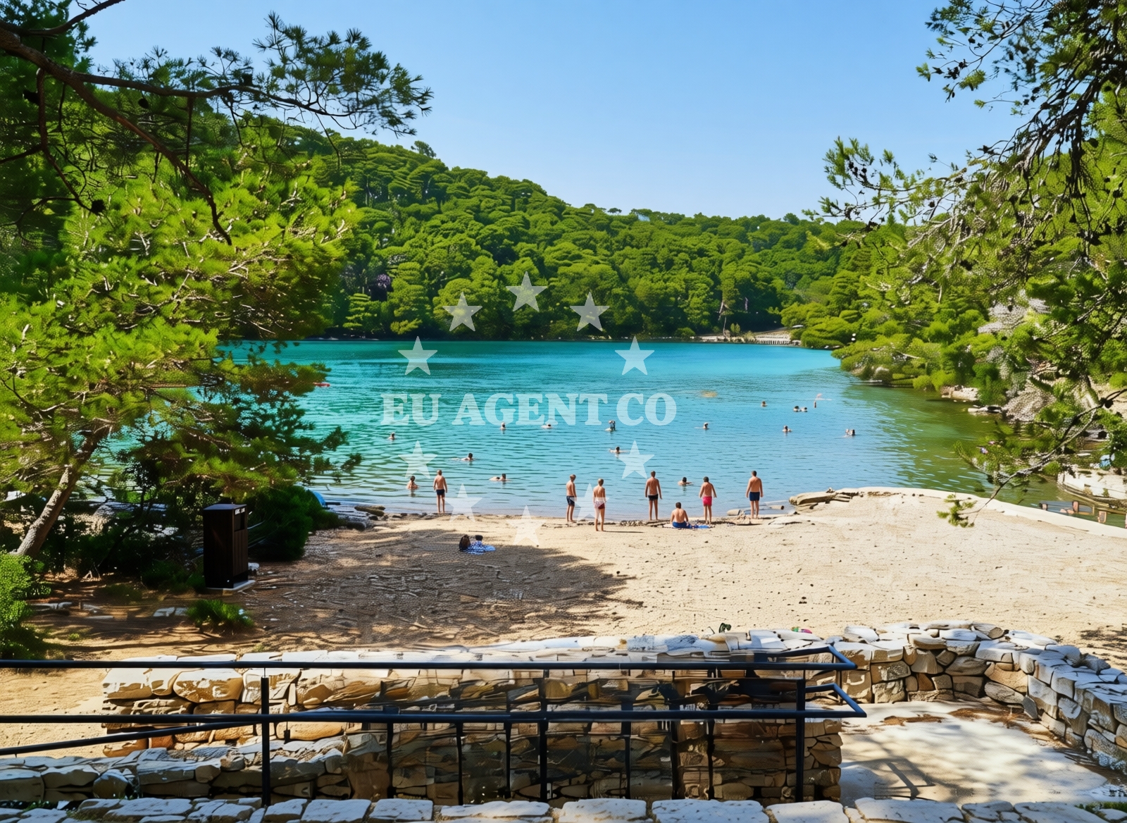 Overview of Goveđari (Mljet): beaches and coves (1) in Goveđari (Mljet)