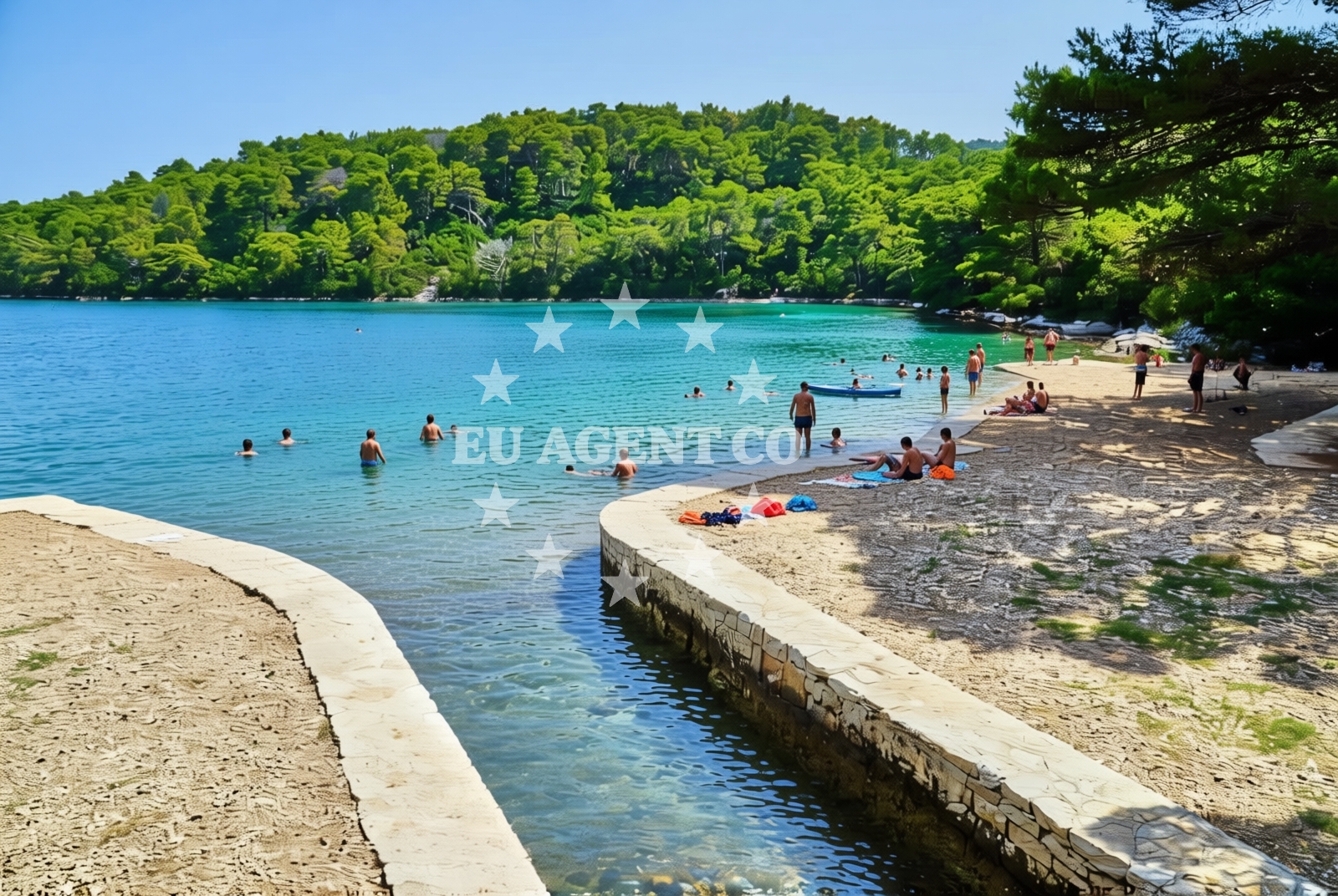 Additional view of Goveđari (Mljet): beaches and coves (1) in Goveđari (Mljet)