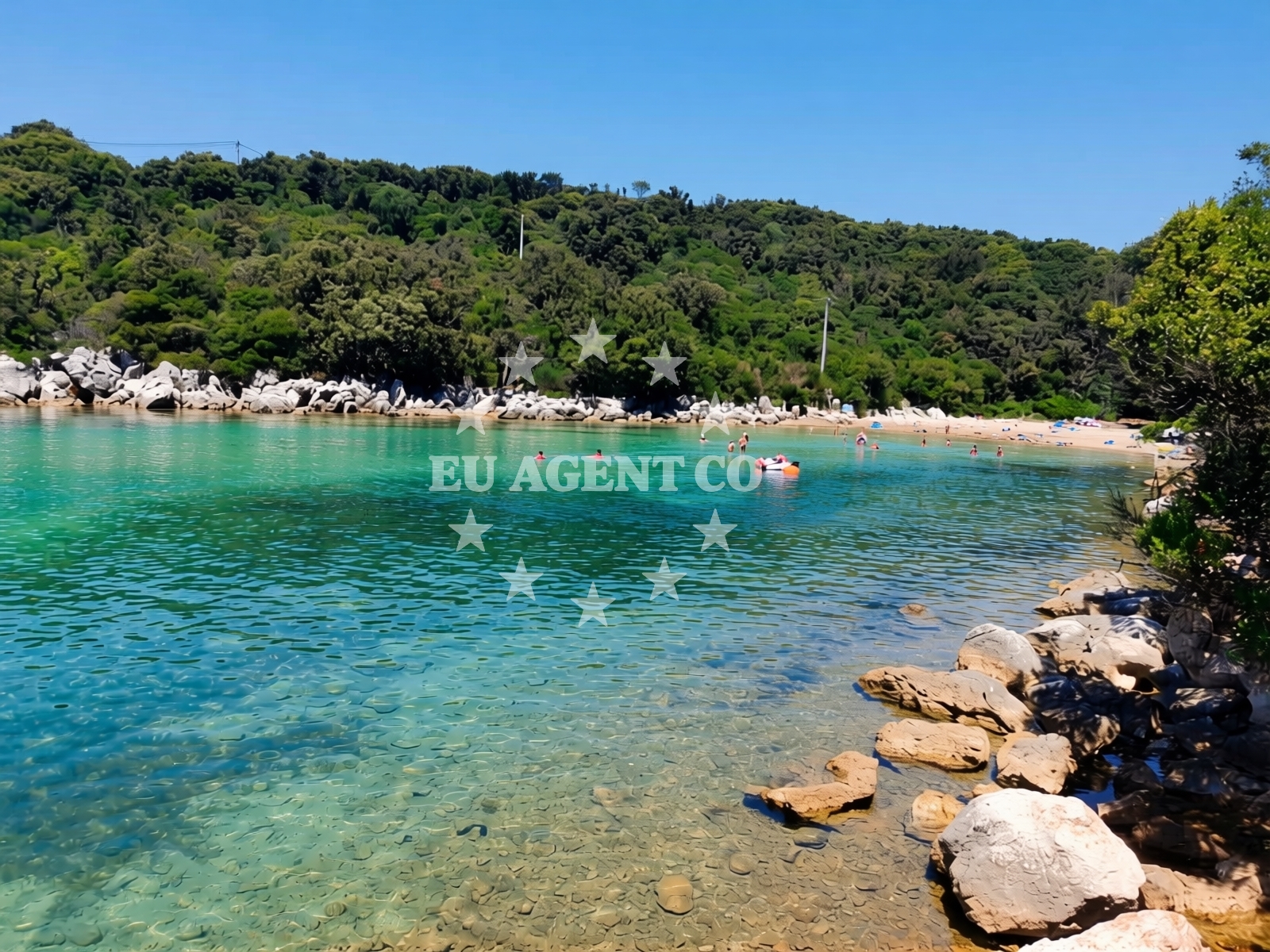 Additional view of Gozinka beach in Kampor 99, Rab