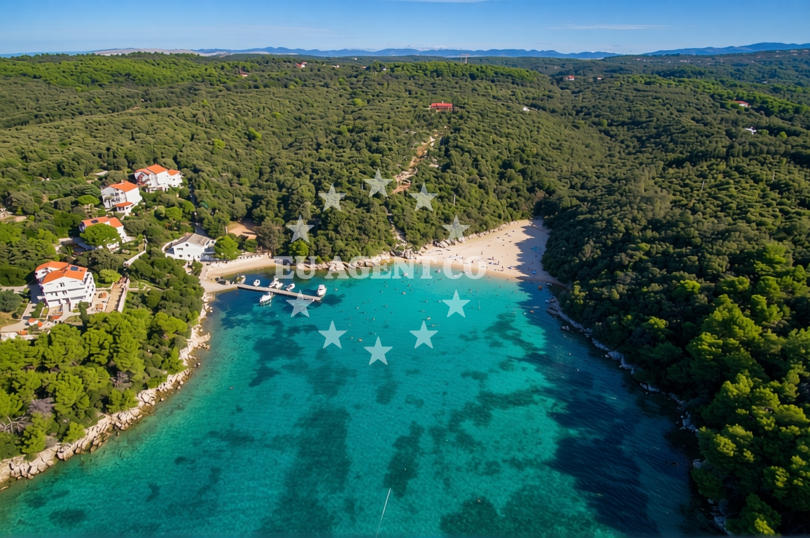 Additional view of Gozinka beach in Kampor 99, Rab