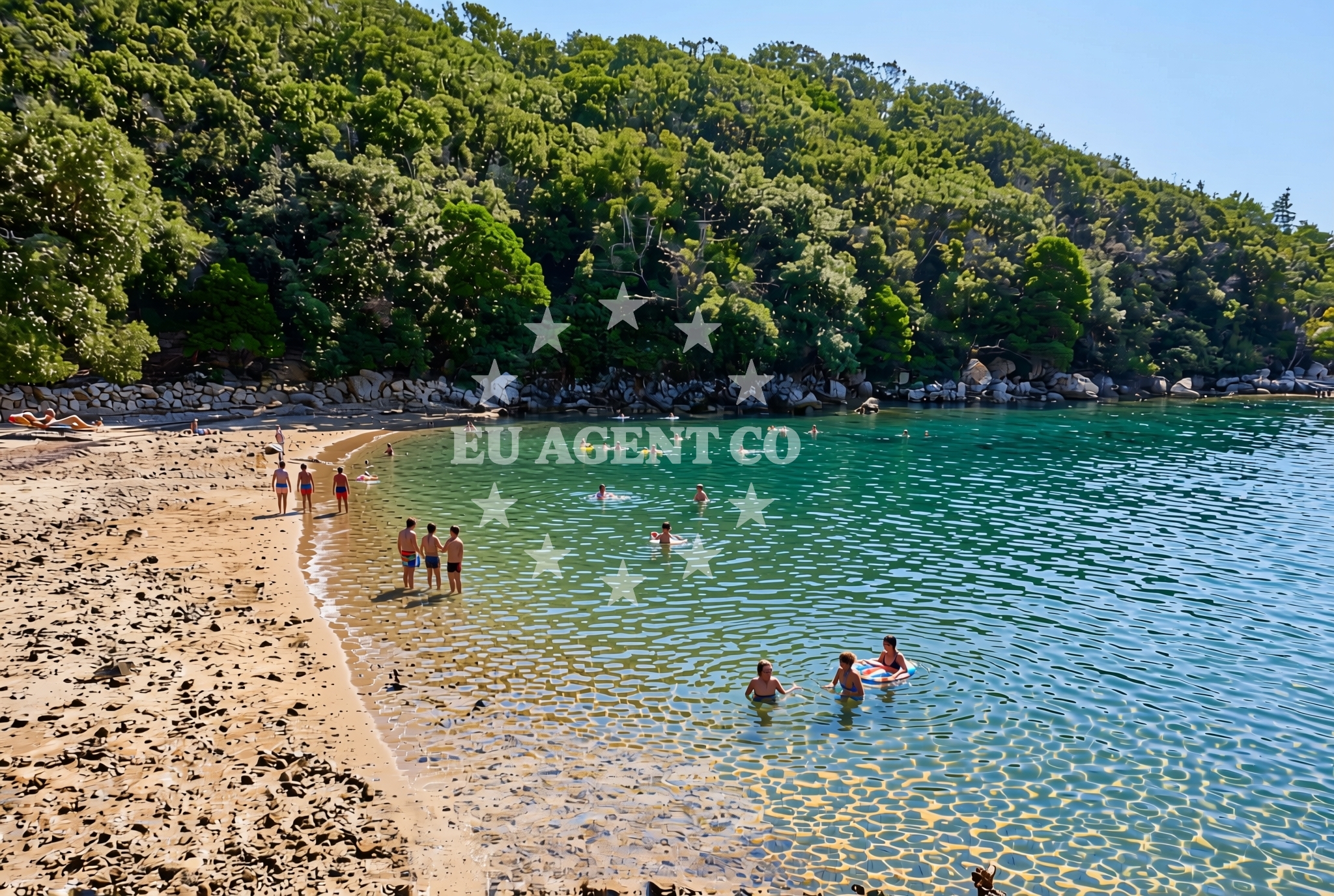 Additional view of Gozinka beach in Kampor 99, Rab