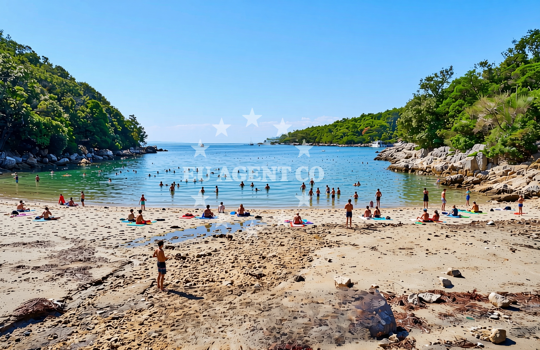Additional view of Gozinka beach in Kampor 99, Rab